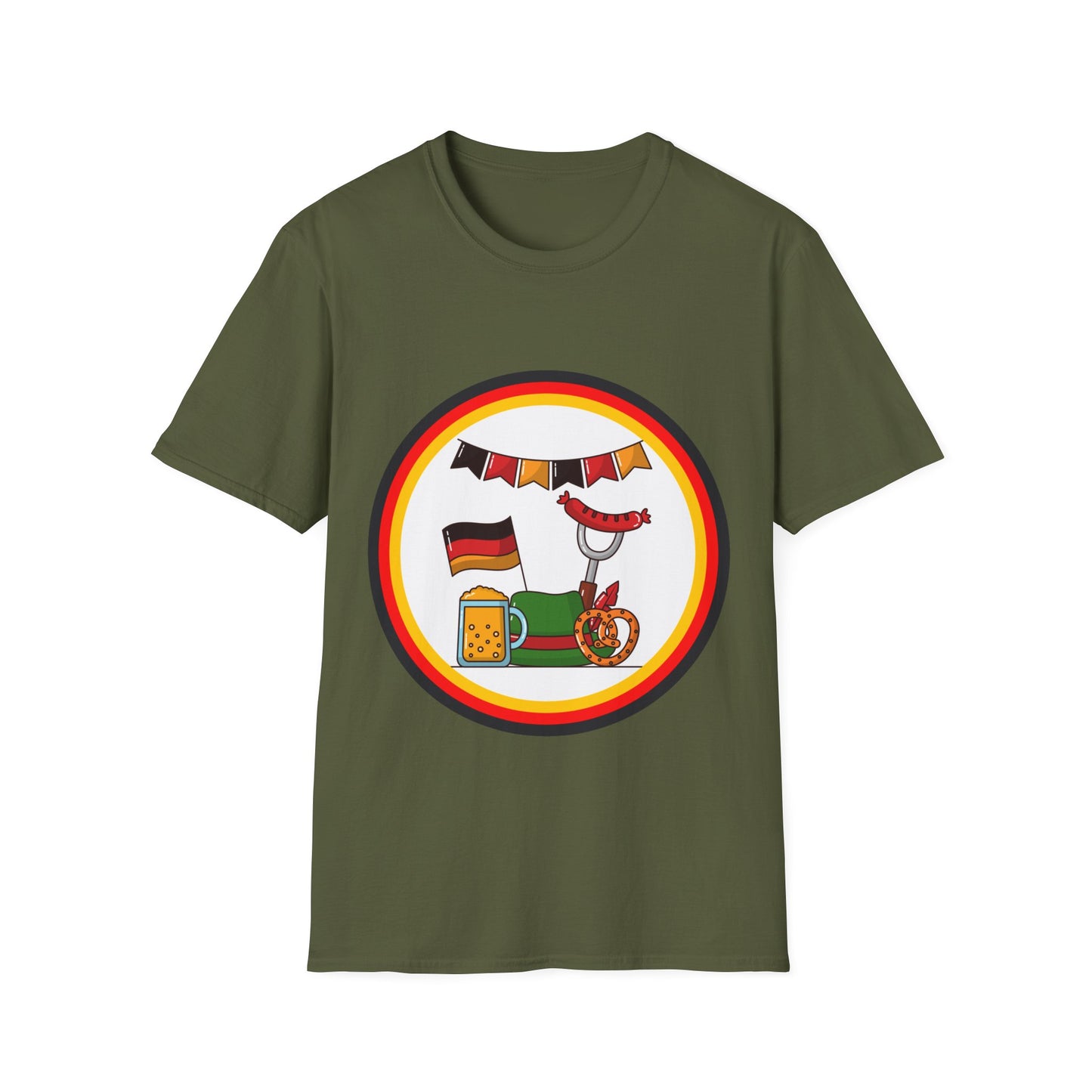Willkommen in Deutschland's Oktoberfest auf Unisex fan T-Shirt - Welcome to Germany beer party