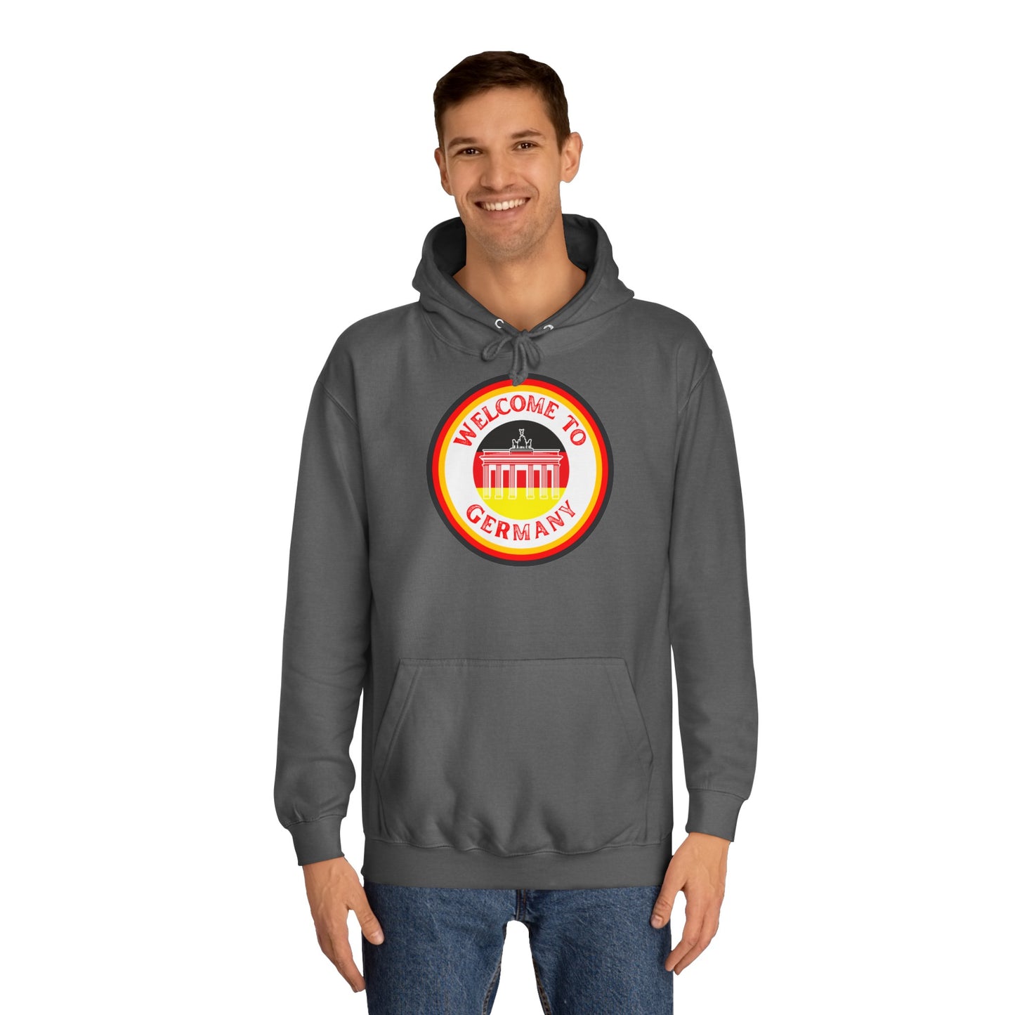 Willkommen in Deutschland - auf hochwertige Unisex Hoodies tragen - Beide Seiten gedruckt