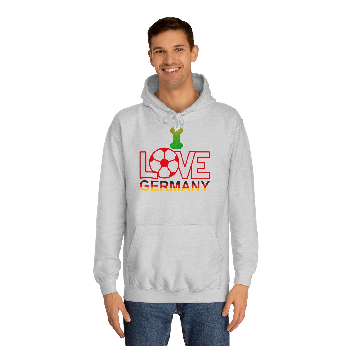 I Love Germany auf Unisex Hoodies