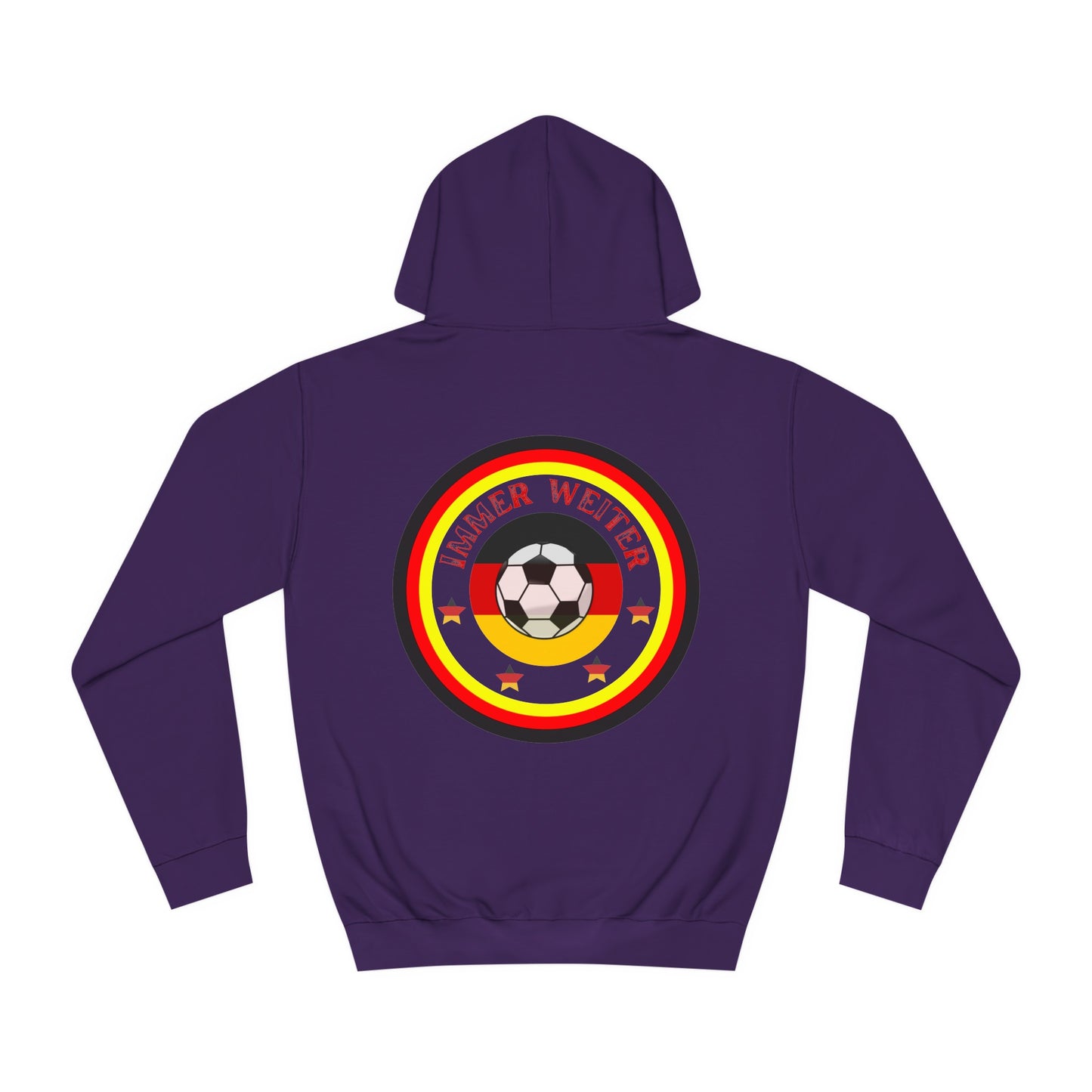 Einfach für Deutschland stehen - Immer witer - Hochwertige Unisex-Kapuzenpullover - Beidseitig