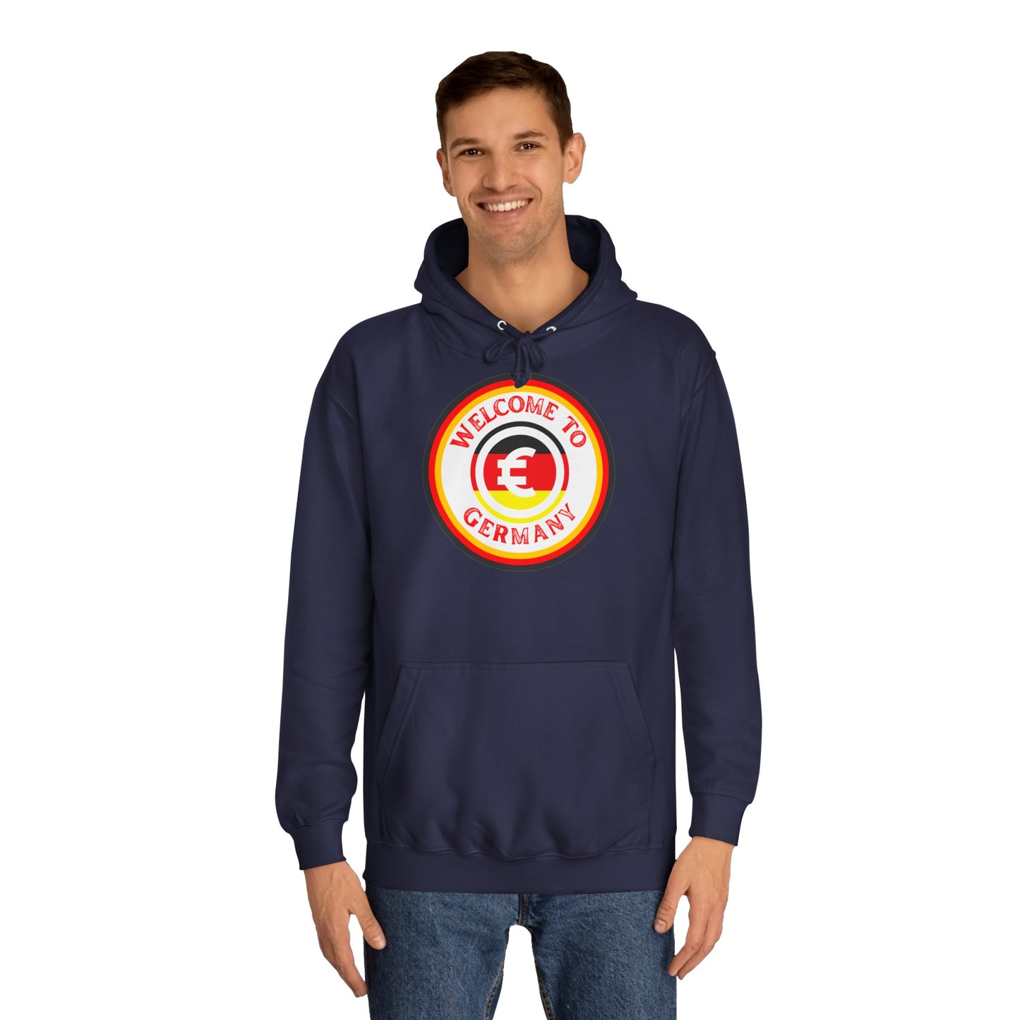 Willkommen in Deutschland, Welcome to Germany - auf hochwertige Unisex Hoodies tragen
