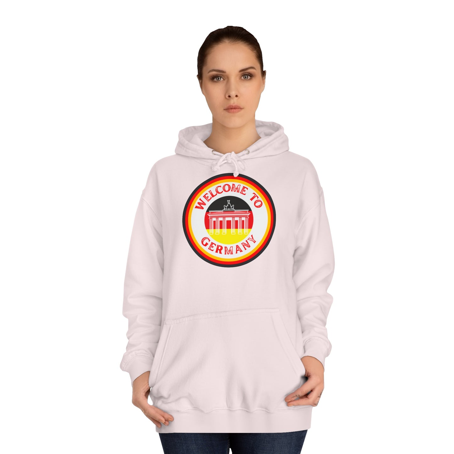 Willkommen in Deutschland - auf hochwertige Unisex Hoodies tragen - Beide Seiten gedruckt