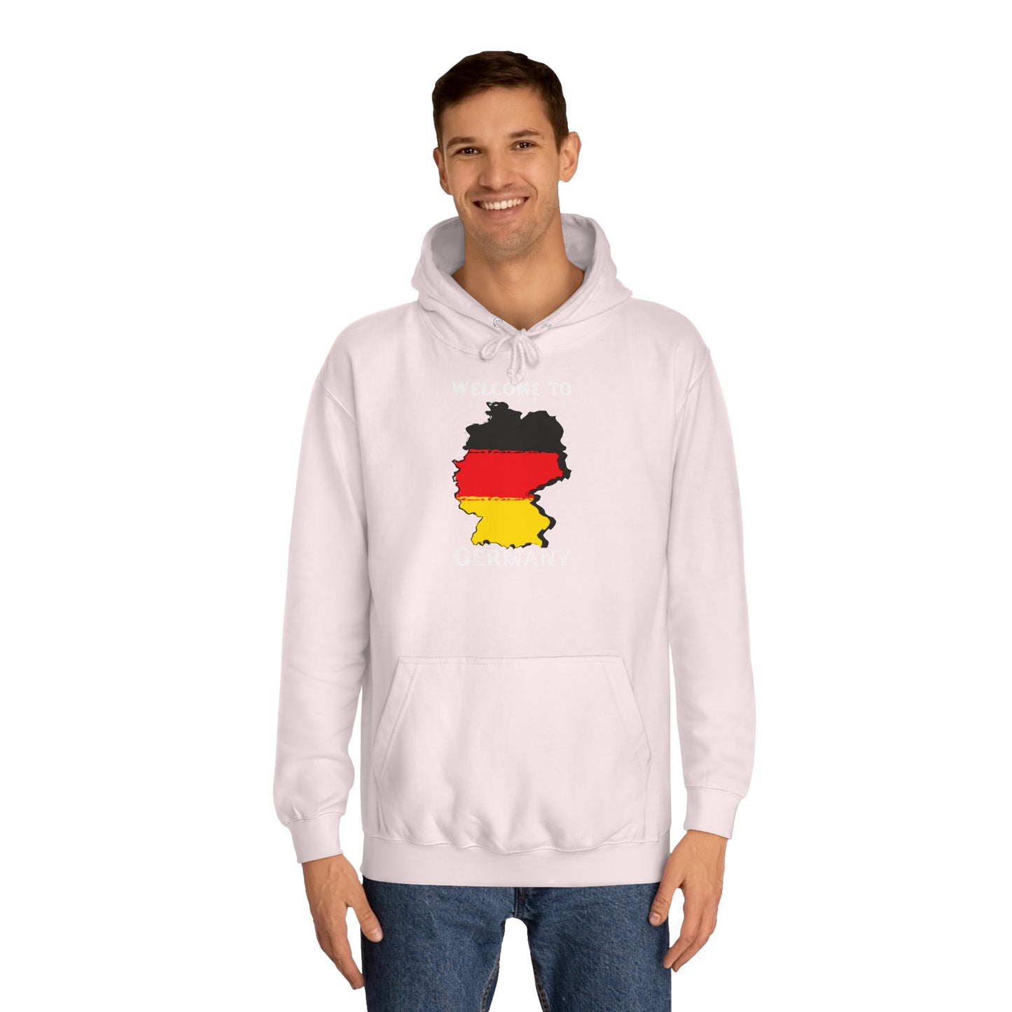 Welcome to Germany - Willkommen in Deutschland - Beidseitig bedruckt auf Unisex Hoodies