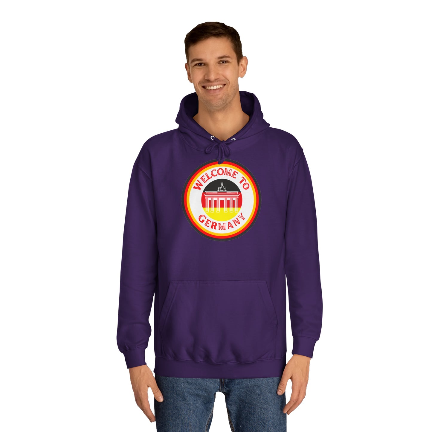 Willkommen in Deutschland - auf hochwertige Unisex Hoodies tragen - Beide Seiten gedruckt