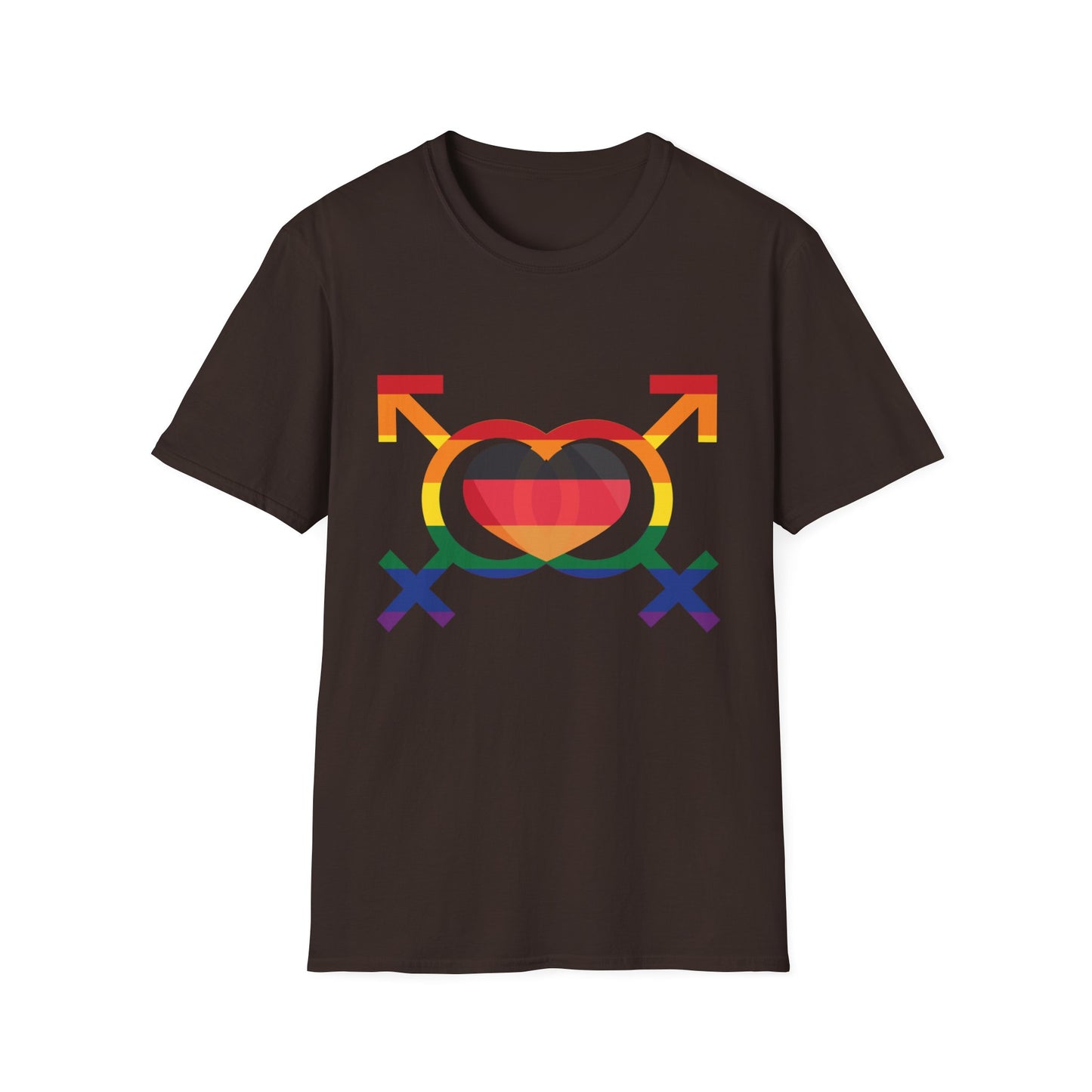 Regenbogenzauber, Einzigartige Unisex T-Shirt Designs für alle! Farbenfrohe Eleganz, Mit lebendigen Rainbow-Motiven, All genders