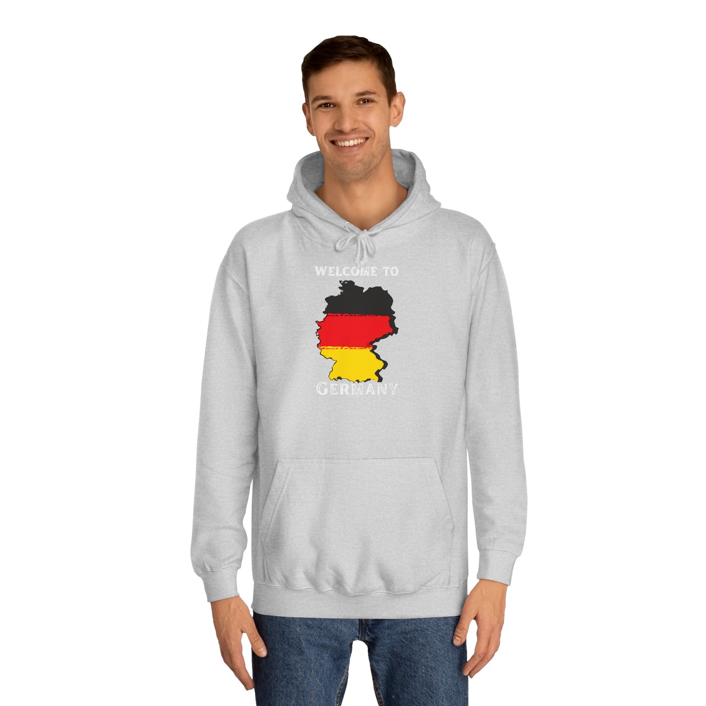Welcome to Germany - Willkommen in Deutschland - Beidseitig bedruckt auf Unisex Hoodies