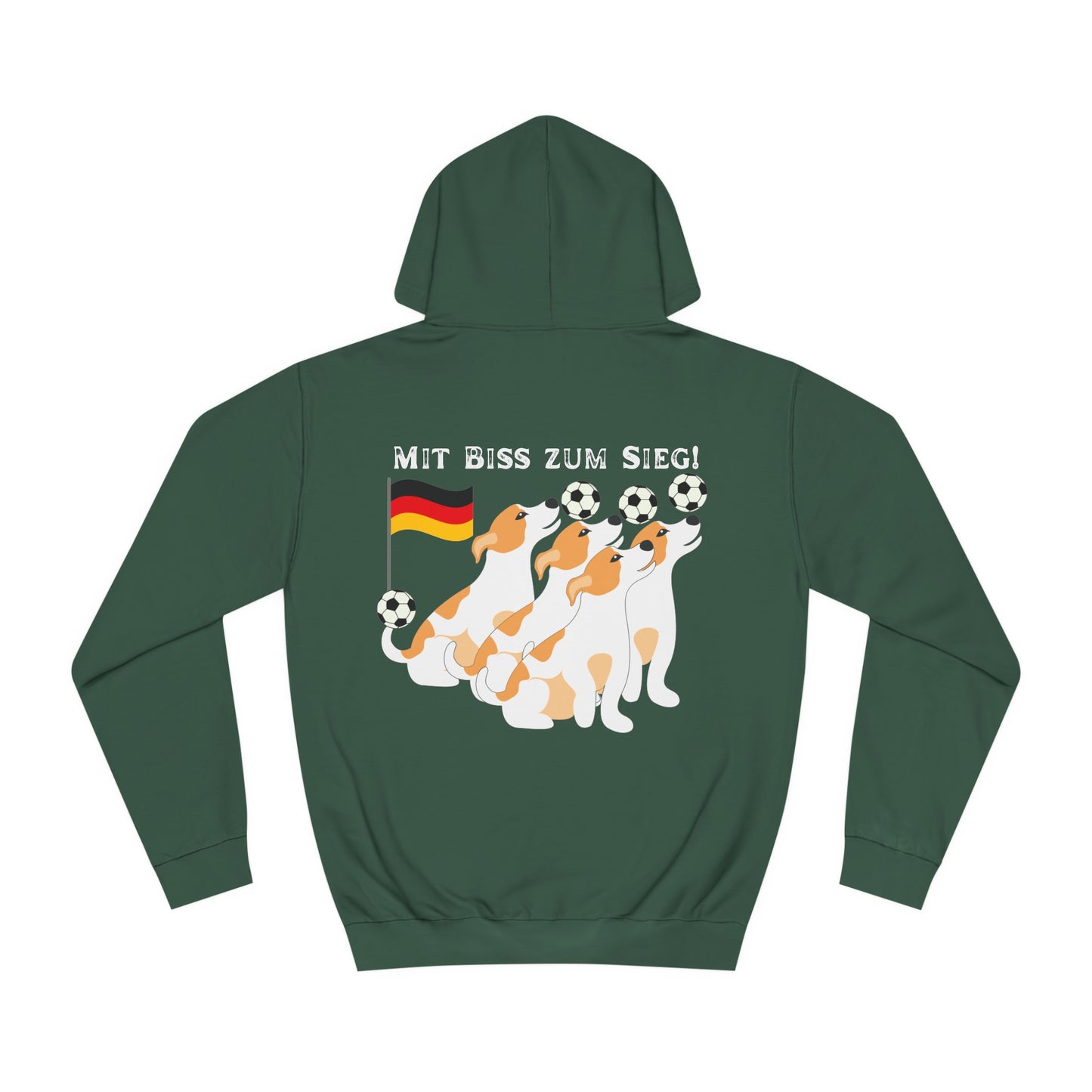 Mit bis zum Sieg - Ein Land der Siege - Hochwertige Unisex-Kapuzenpullover - Beidseitig gedruckt