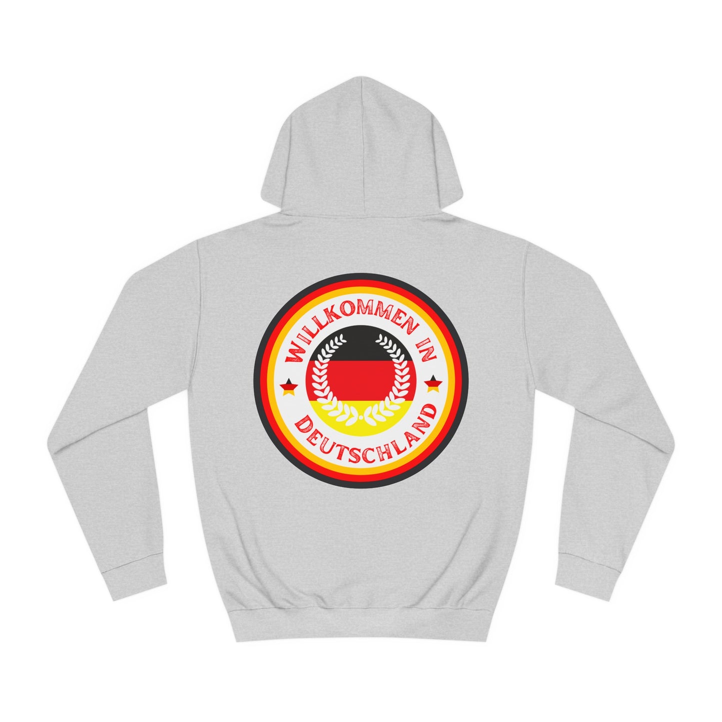 Welcome to Germany - Willkommen in Deutschland - Beidseitig bedruckt auf Unisex Hoodies