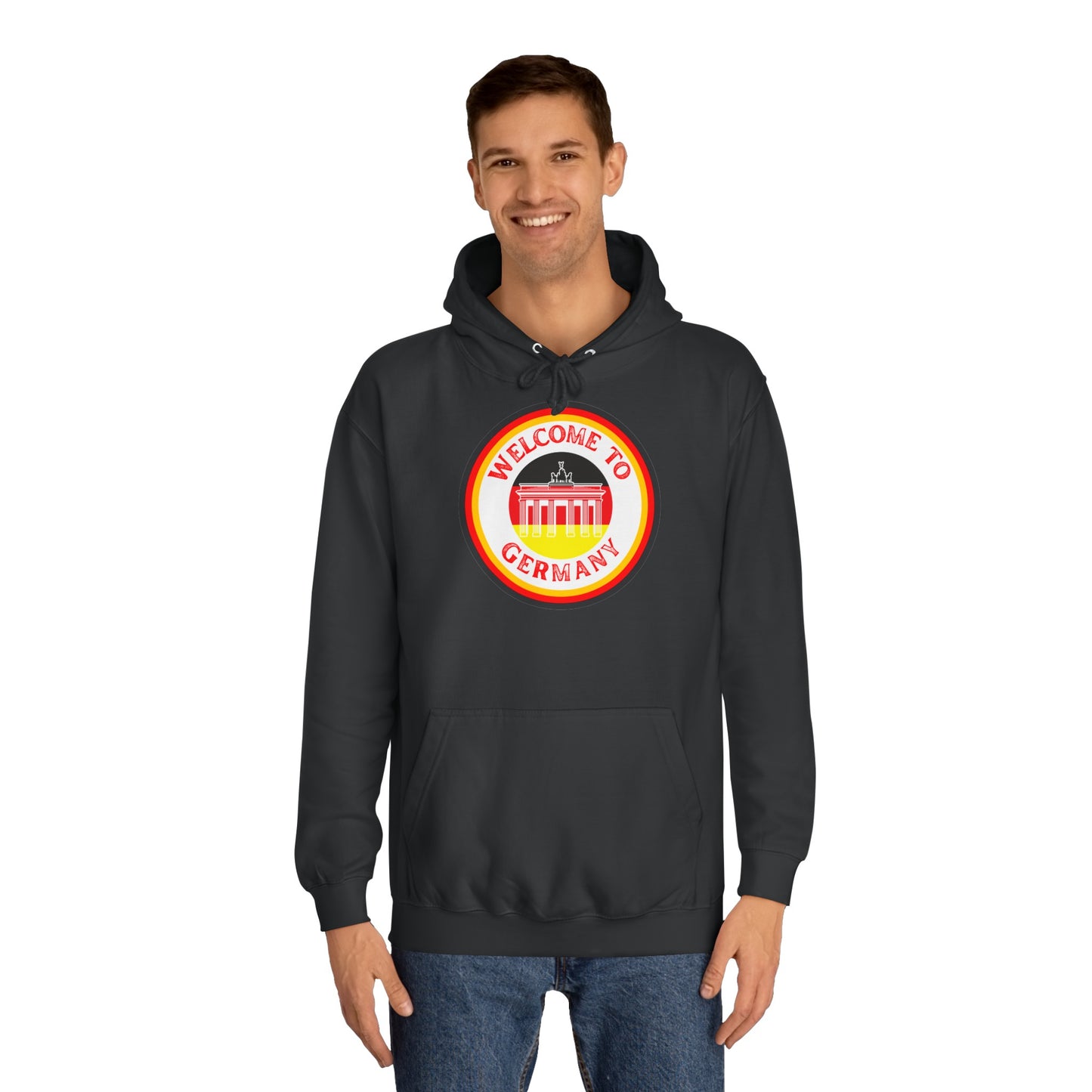 Willkommen in Deutschland - auf hochwertige Unisex Hoodies tragen - Beide Seiten gedruckt