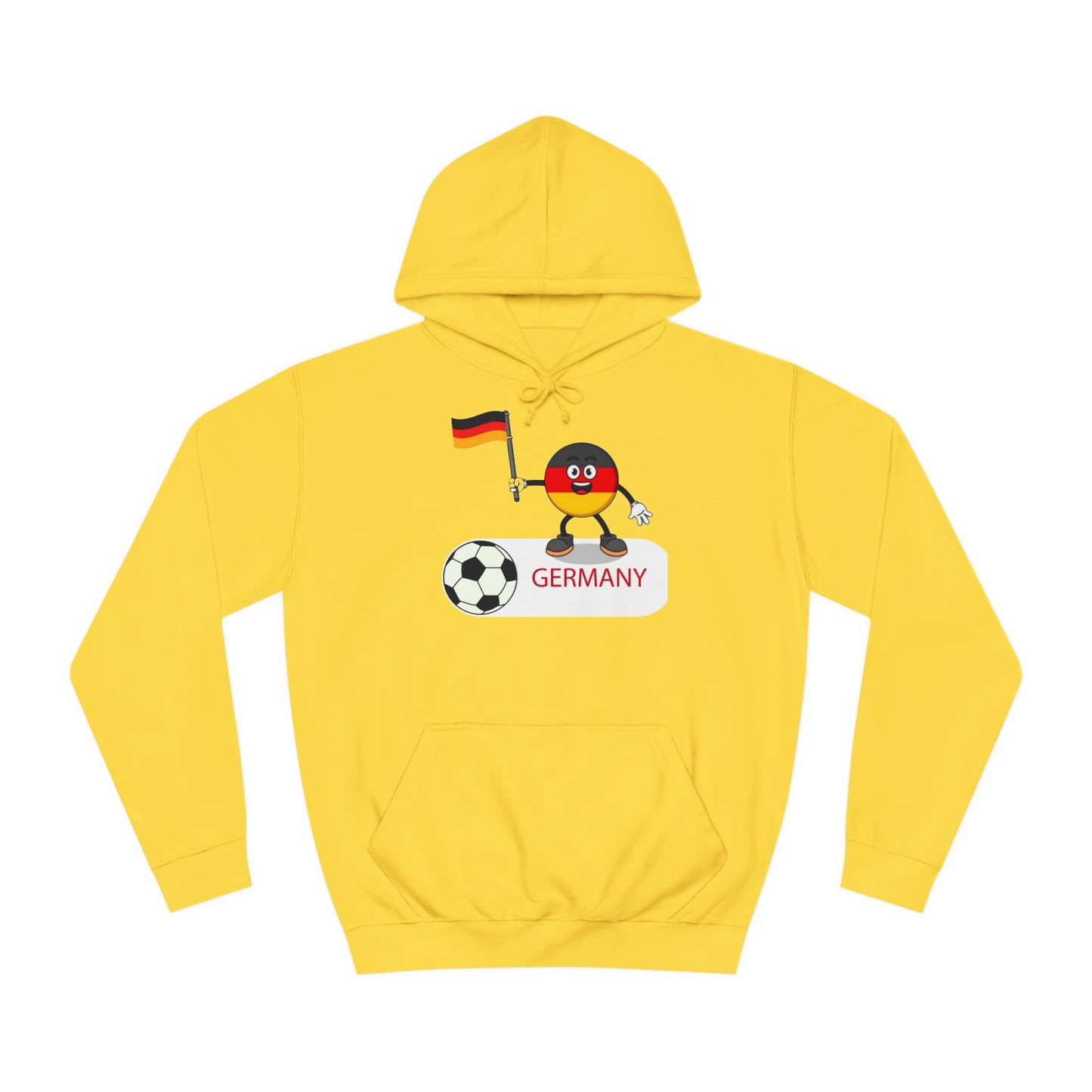 Erleben Sie die Schönheit und Leidenschaft des Fußballs in Deutschland - Hochwertige Unisex-Kapuzenpullover - Beidseitig bedruckt