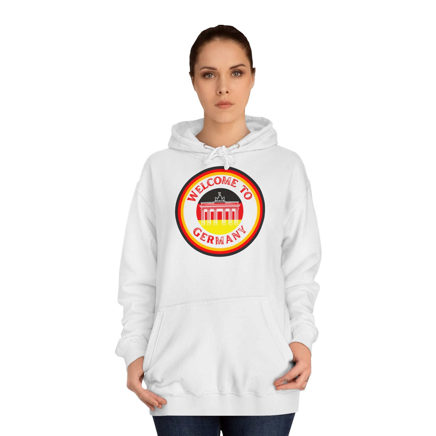 Willkommen in Deutschland - auf hochwertige Unisex Hoodies tragen - Beide Seiten gedruckt