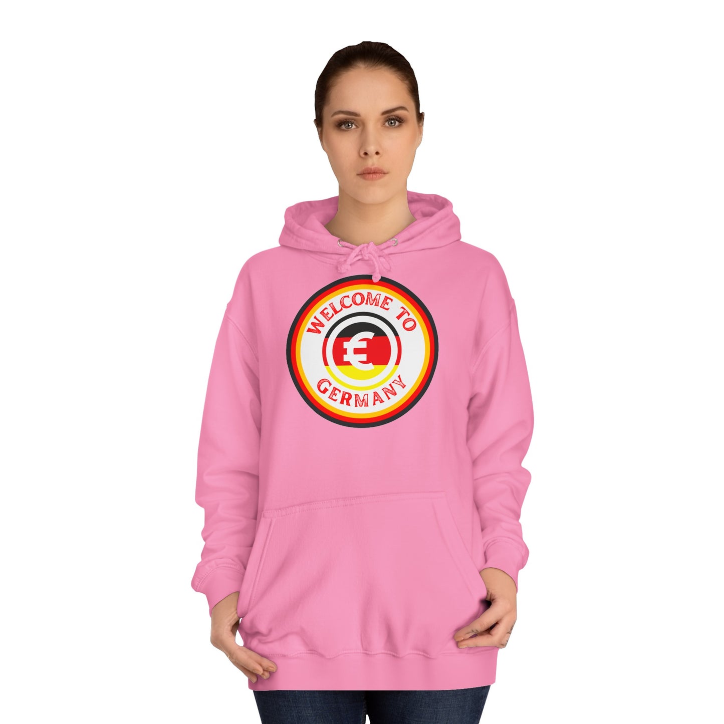 Willkommen in Deutschland, Welcome to Germany - auf hochwertige Unisex Hoodies tragen