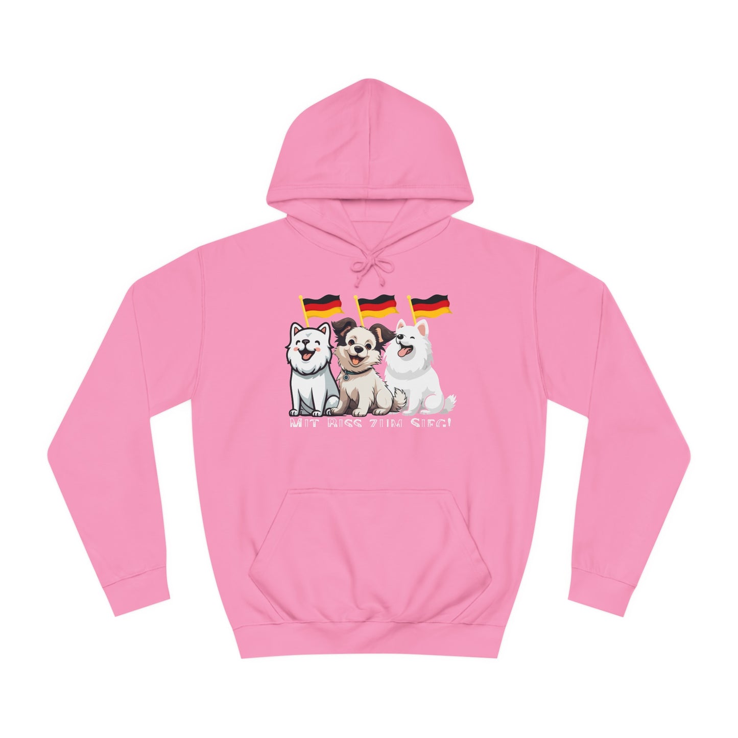 Deutsche Welpen als beste Fans aller Zeiten - gedruckt auf hochwertigen Hoodies.