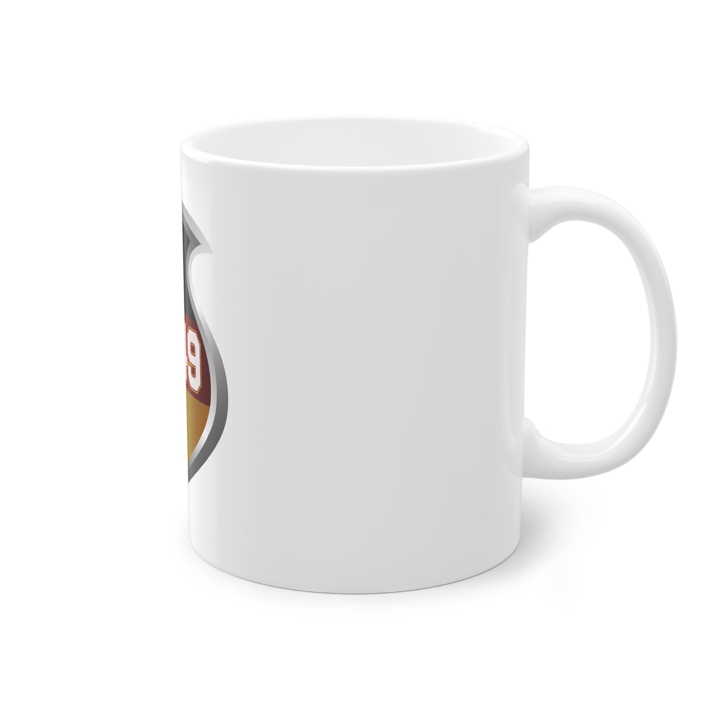 Deutschland 0049 - auf Kaffeetasse, Standardtasse für jeden Tag, Farbe: weiß, groß 11 Unzen, bedruckt