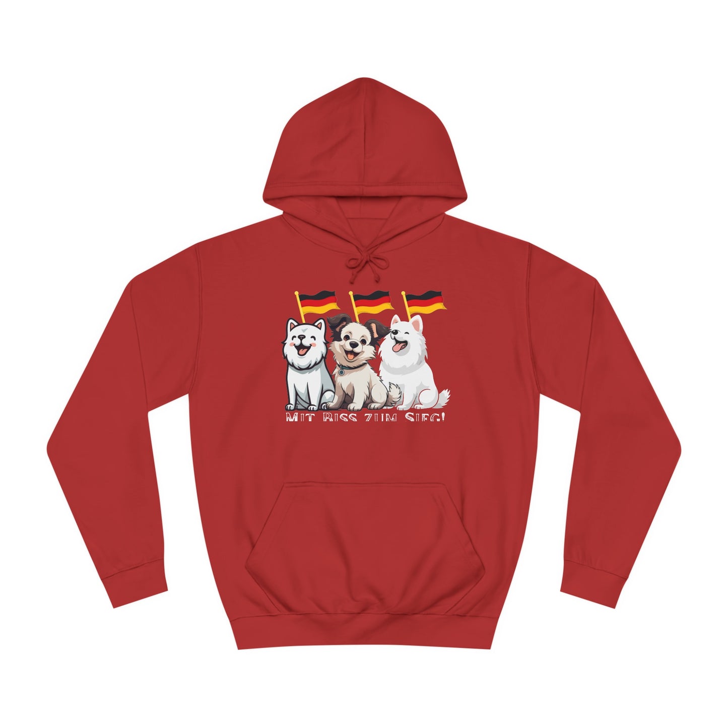 Deutsche Welpen als beste Fans aller Zeiten - gedruckt auf hochwertigen Hoodies.