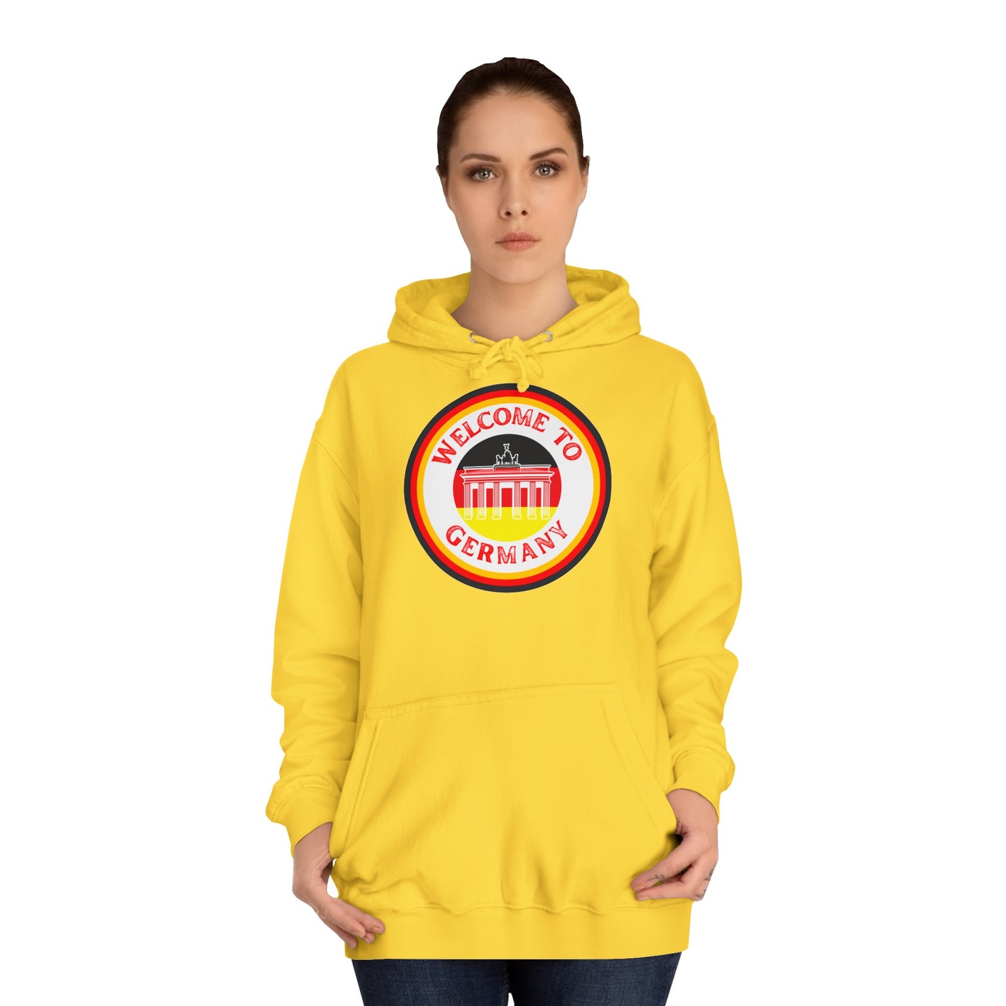 Willkommen in Deutschland - auf hochwertige Unisex Hoodies tragen - Beide Seiten gedruckt