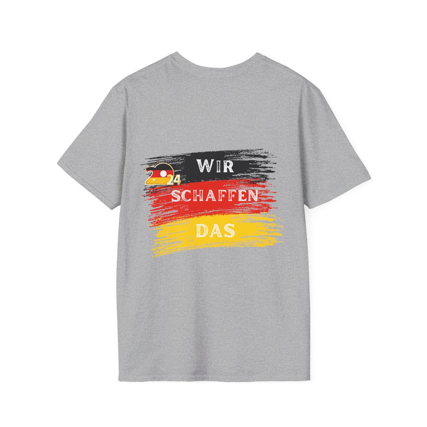 Fußballfan Unisex T-Shirt für alle fans, EM Deutschland 2024, Wir schaffen das!