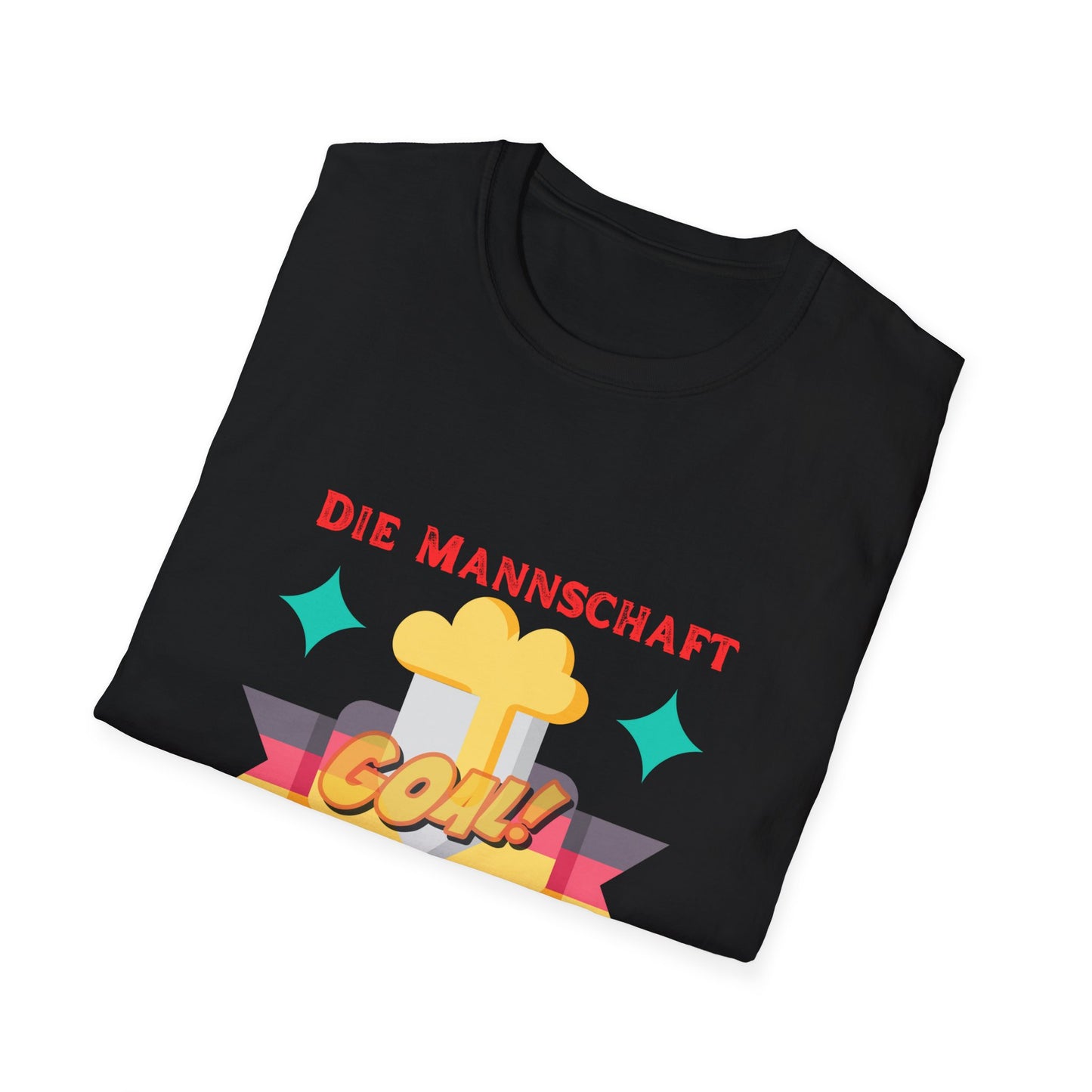 Die Mannschaft schießen Toren auf unisex T-Shirts, Fanmotivtrikot, Goals for Team Germany