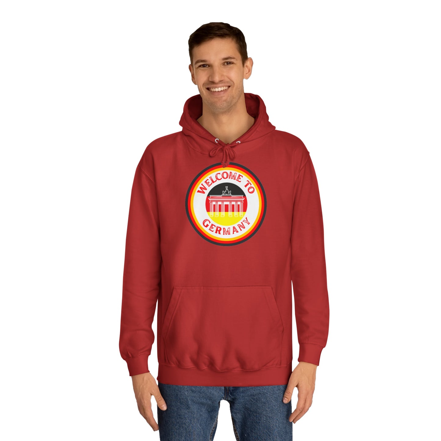 Willkommen in Deutschland - auf hochwertige Unisex Hoodies tragen - Beide Seiten gedruckt
