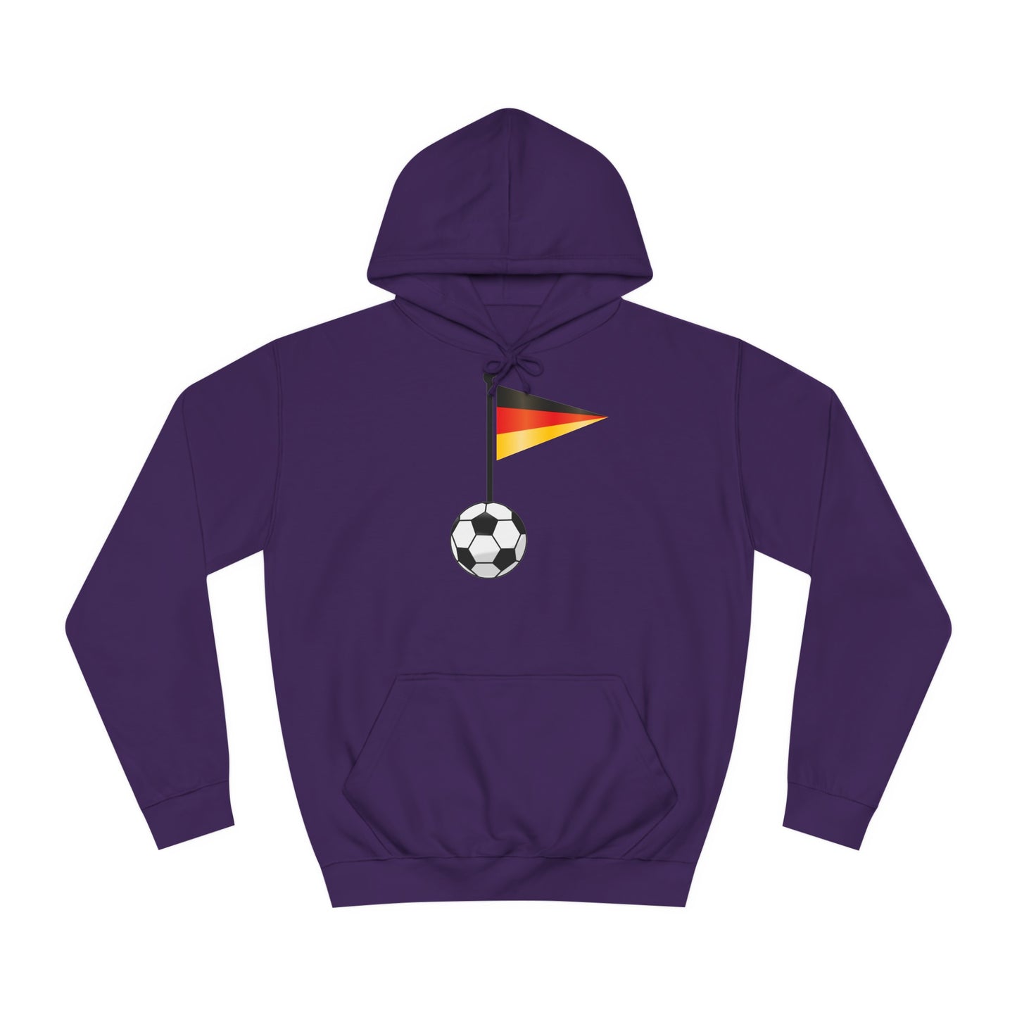 Einfach für Deutschland stehen - Immer witer - Hochwertige Unisex-Kapuzenpullover - Beidseitig