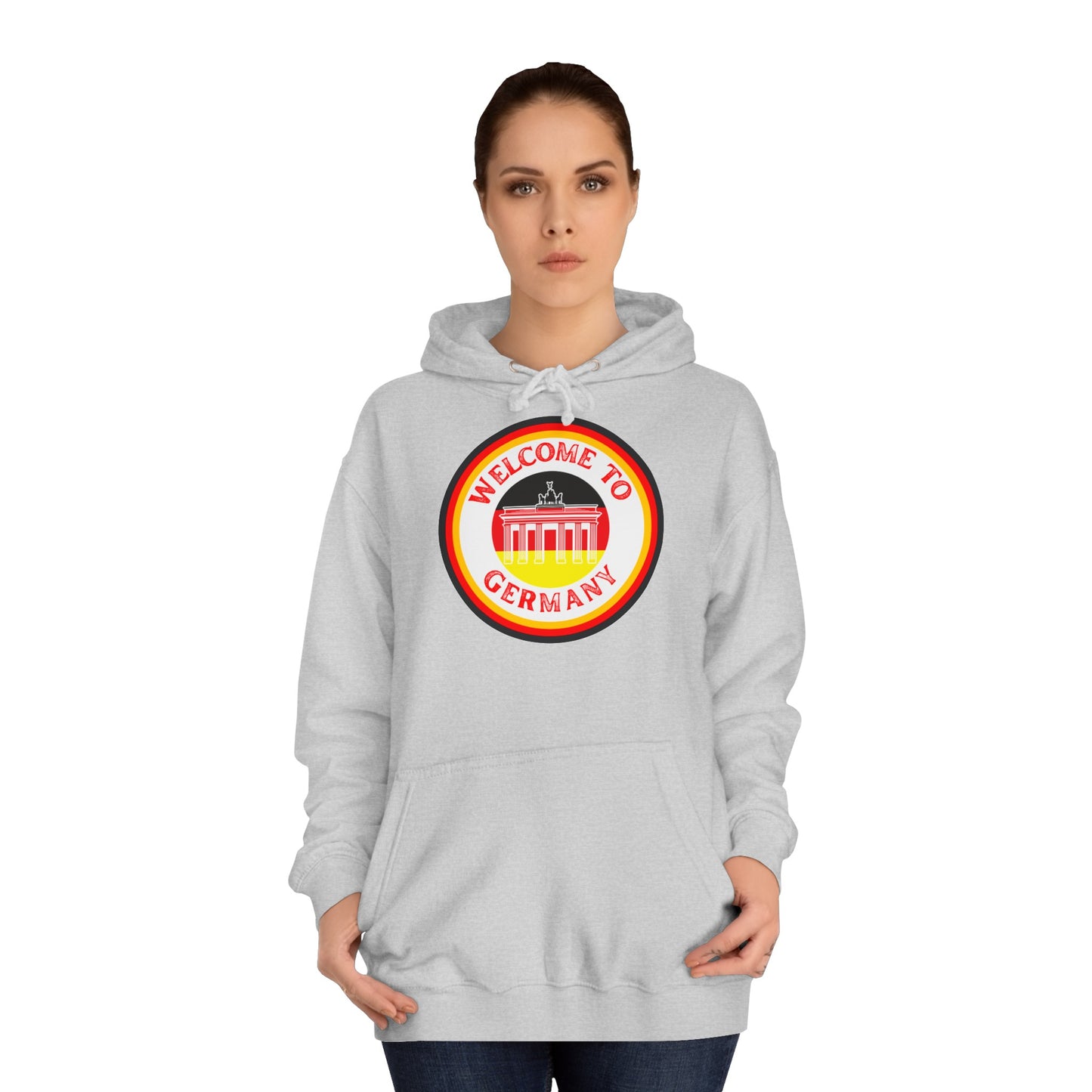 Willkommen in Deutschland - auf hochwertige Unisex Hoodies tragen - Beide Seiten gedruckt