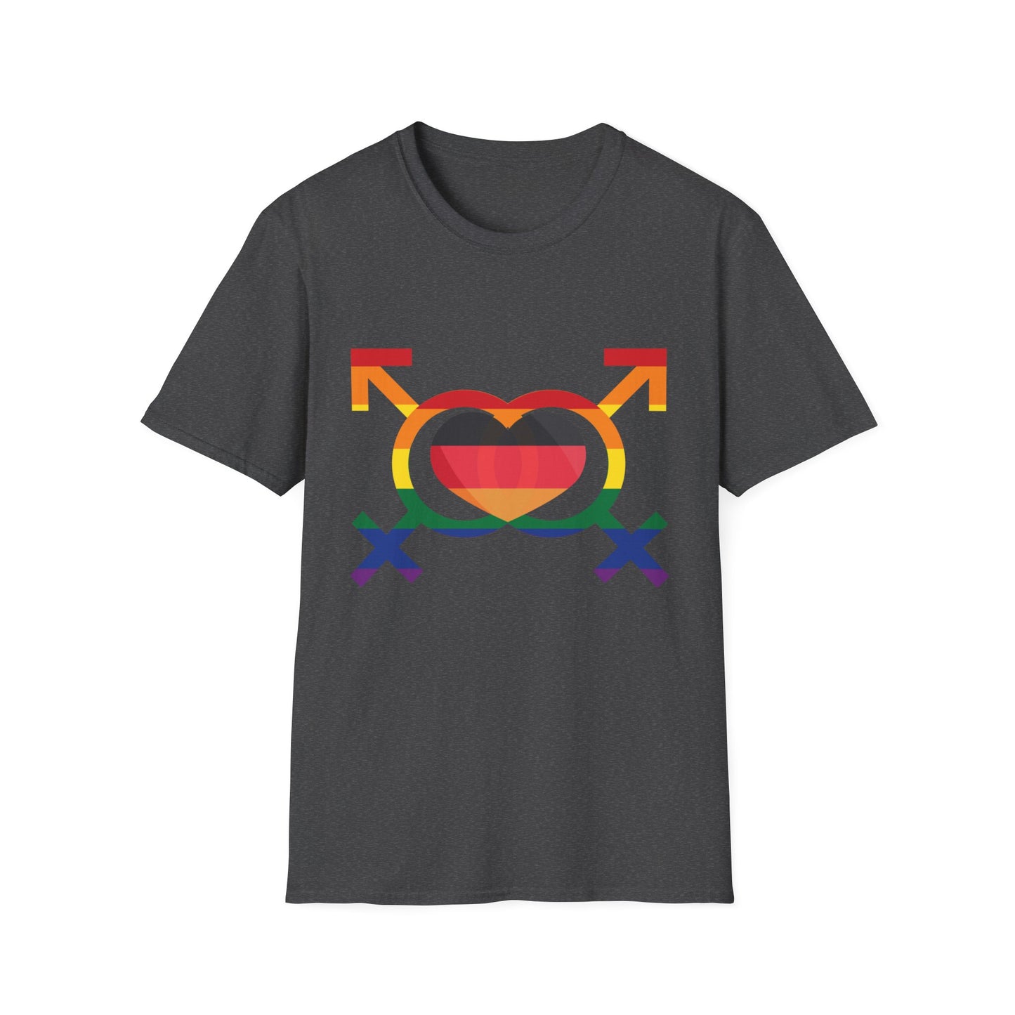 Regenbogenzauber, Einzigartige Unisex T-Shirt Designs für alle! Farbenfrohe Eleganz, Mit lebendigen Rainbow-Motiven, All genders