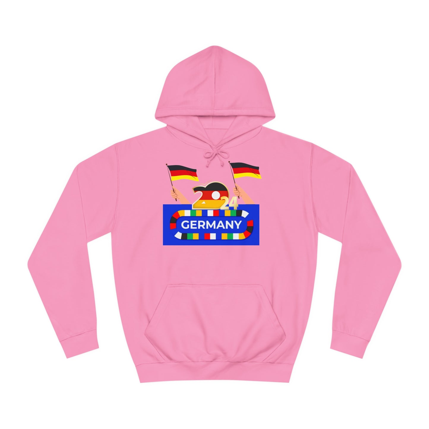 EM 2024 in Deutschland - Fußballs made in Deutschland - Beidseitig auf top Qualität Hoodies bedruckt