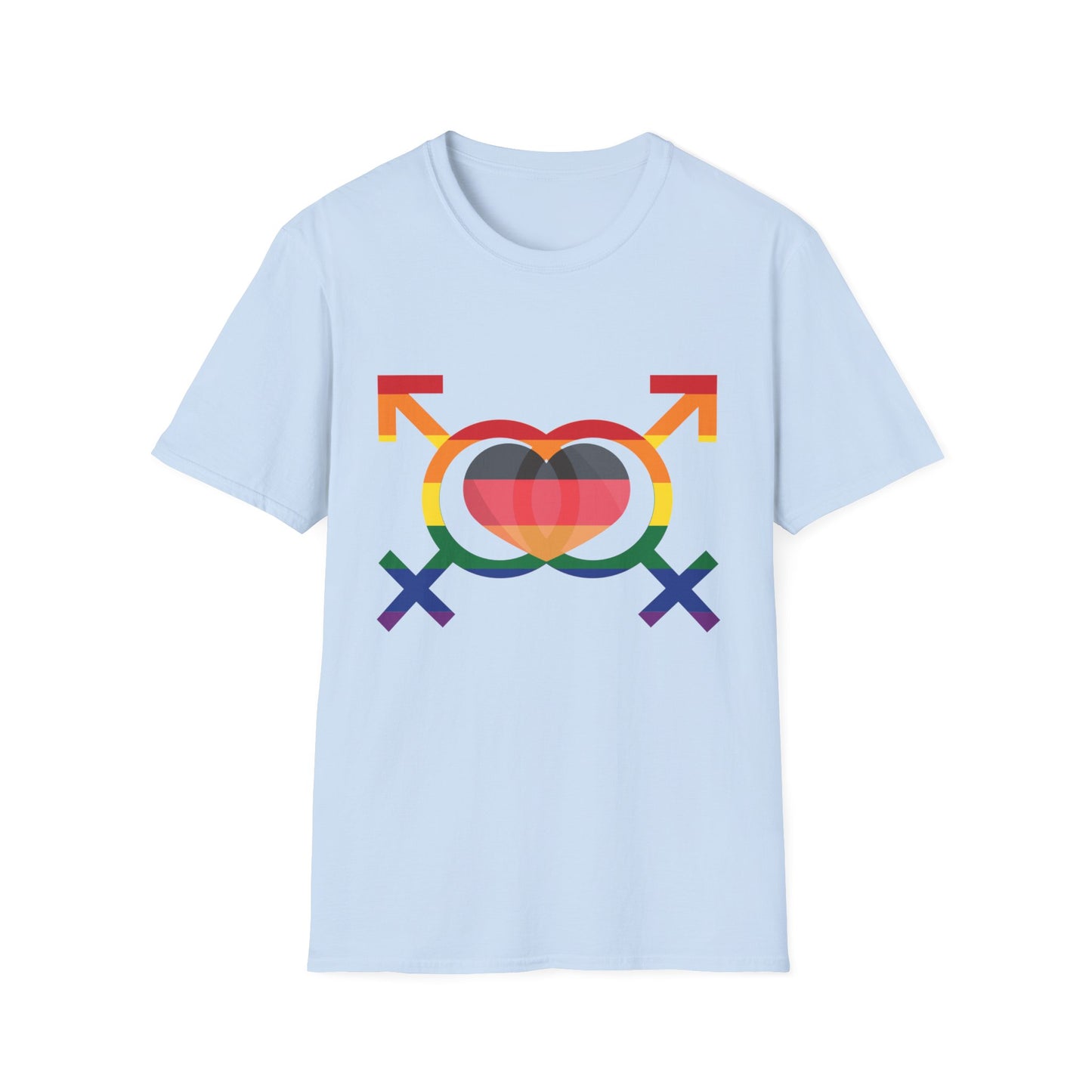 Regenbogenzauber, Einzigartige Unisex T-Shirt Designs für alle! Farbenfrohe Eleganz, Mit lebendigen Rainbow-Motiven, All genders