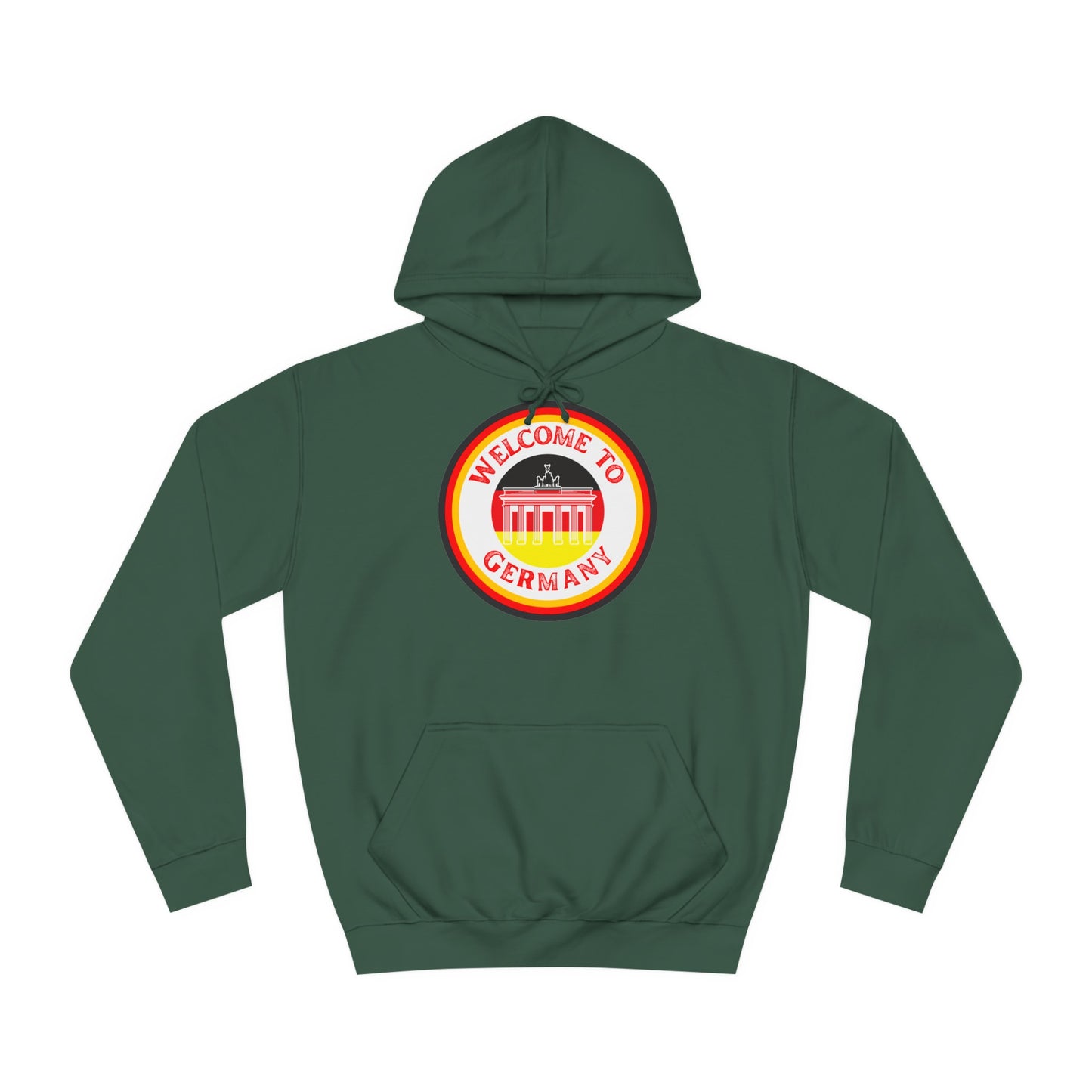 Willkommen in Deutschland - auf Brandenburger Tor - Auf Hoodies