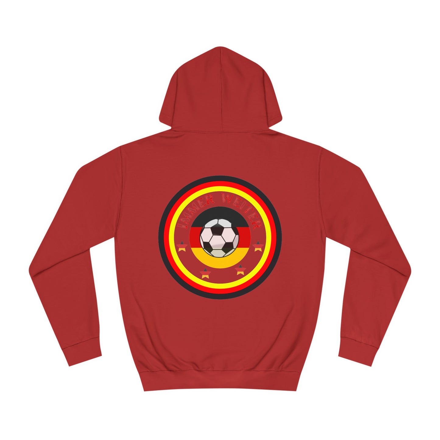 Einfach für Deutschland stehen - Immer witer - Hochwertige Unisex-Kapuzenpullover - Beidseitig
