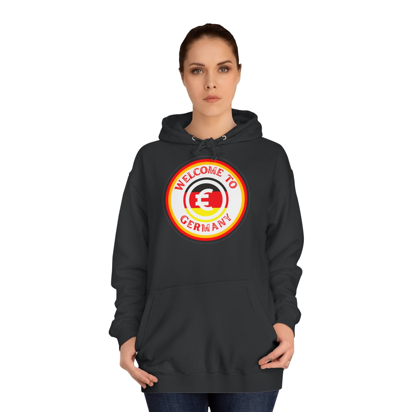 Willkommen in Deutschland, Welcome to Germany - auf hochwertige Unisex Hoodies tragen