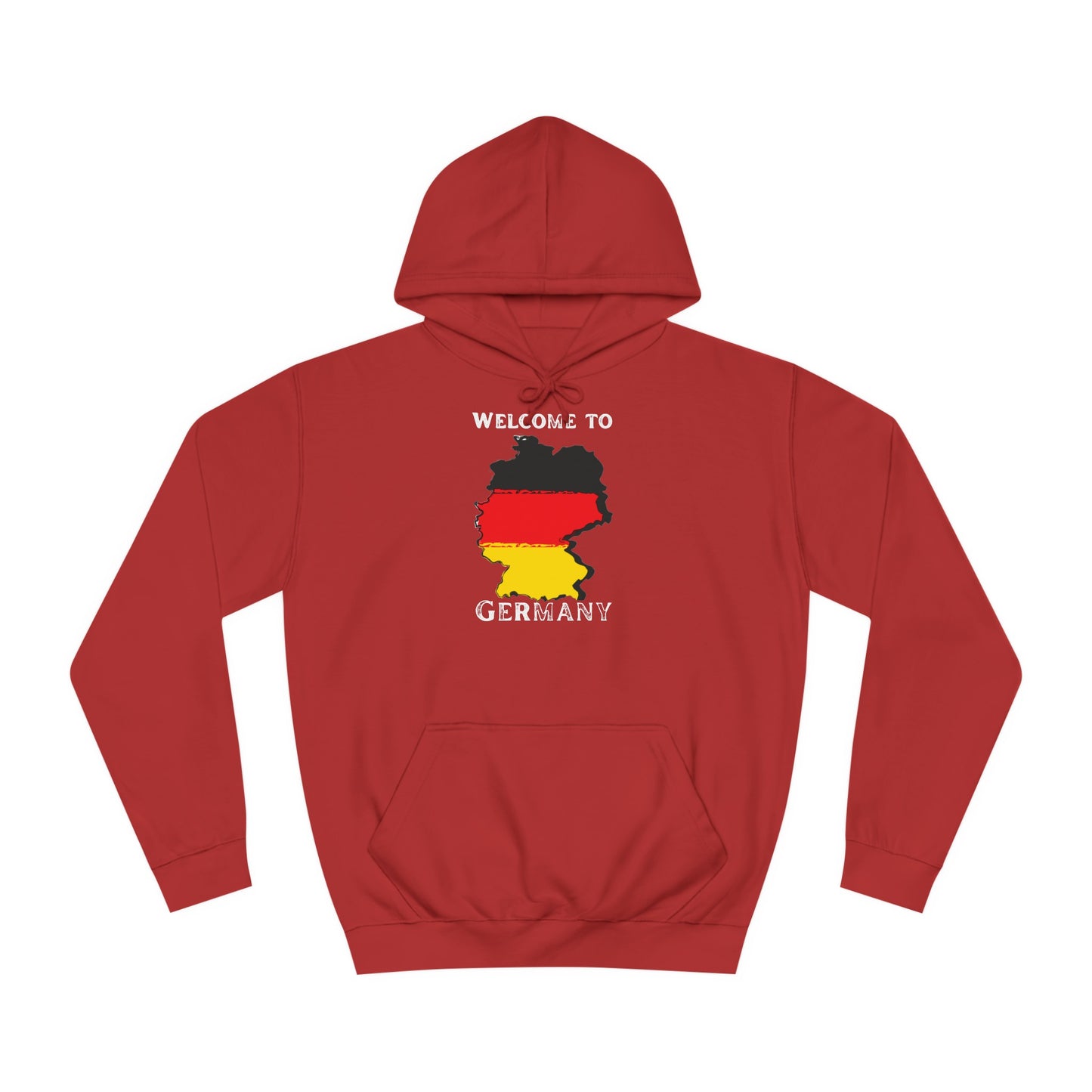 Welcome to Germany - Willkommen in Deutschland - Beidseitig bedruckt auf Unisex Hoodies