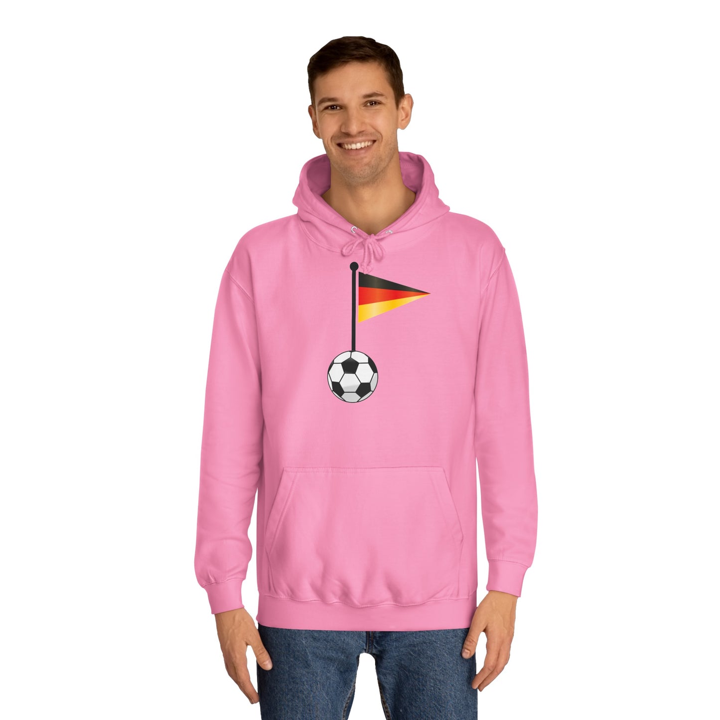 Einfach für Deutschland stehen - Immer witer - Hochwertige Unisex-Kapuzenpullover - Beidseitig