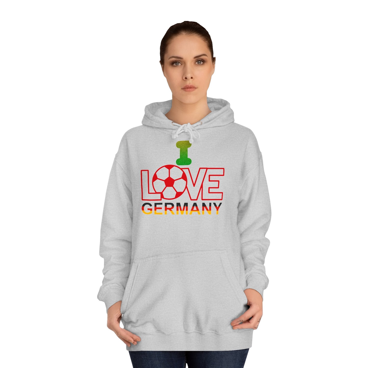 I Love Germany auf Unisex Hoodies