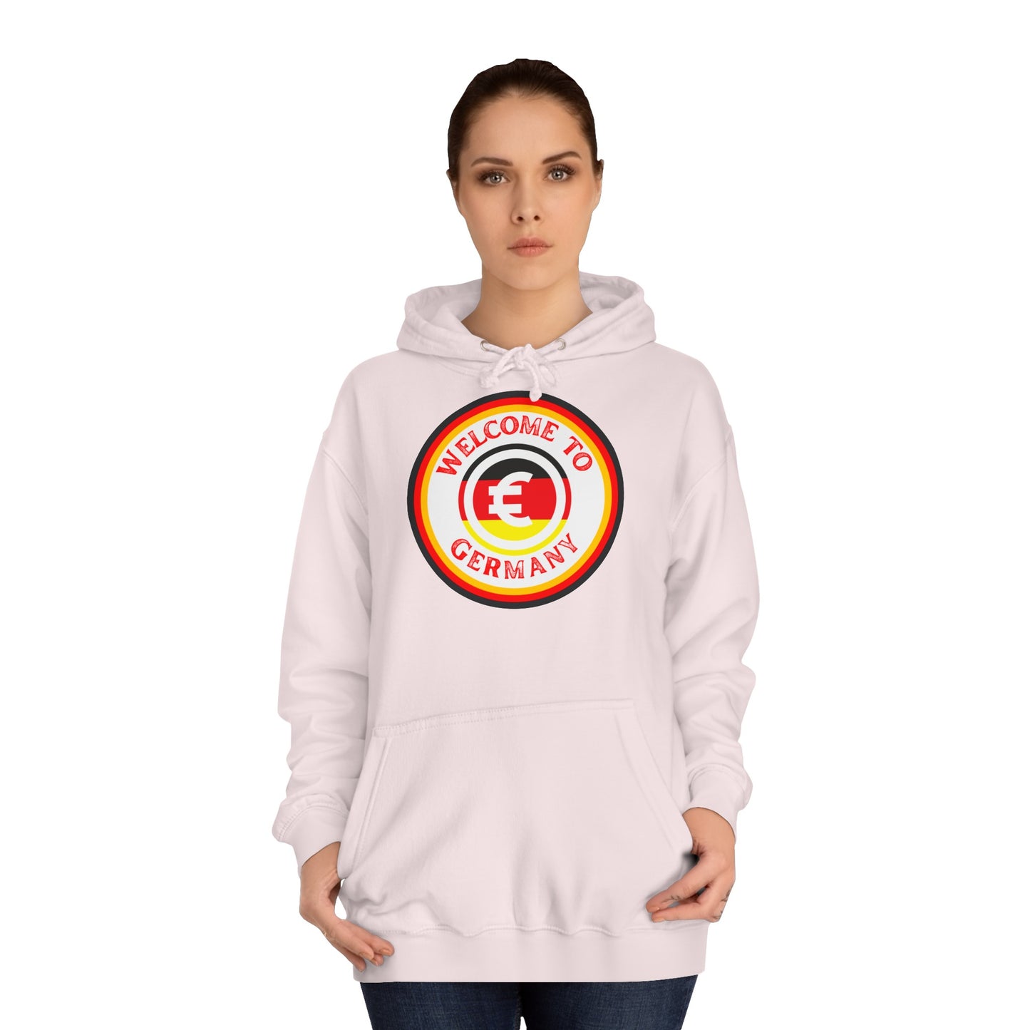 Willkommen in Deutschland, Welcome to Germany - auf hochwertige Unisex Hoodies tragen