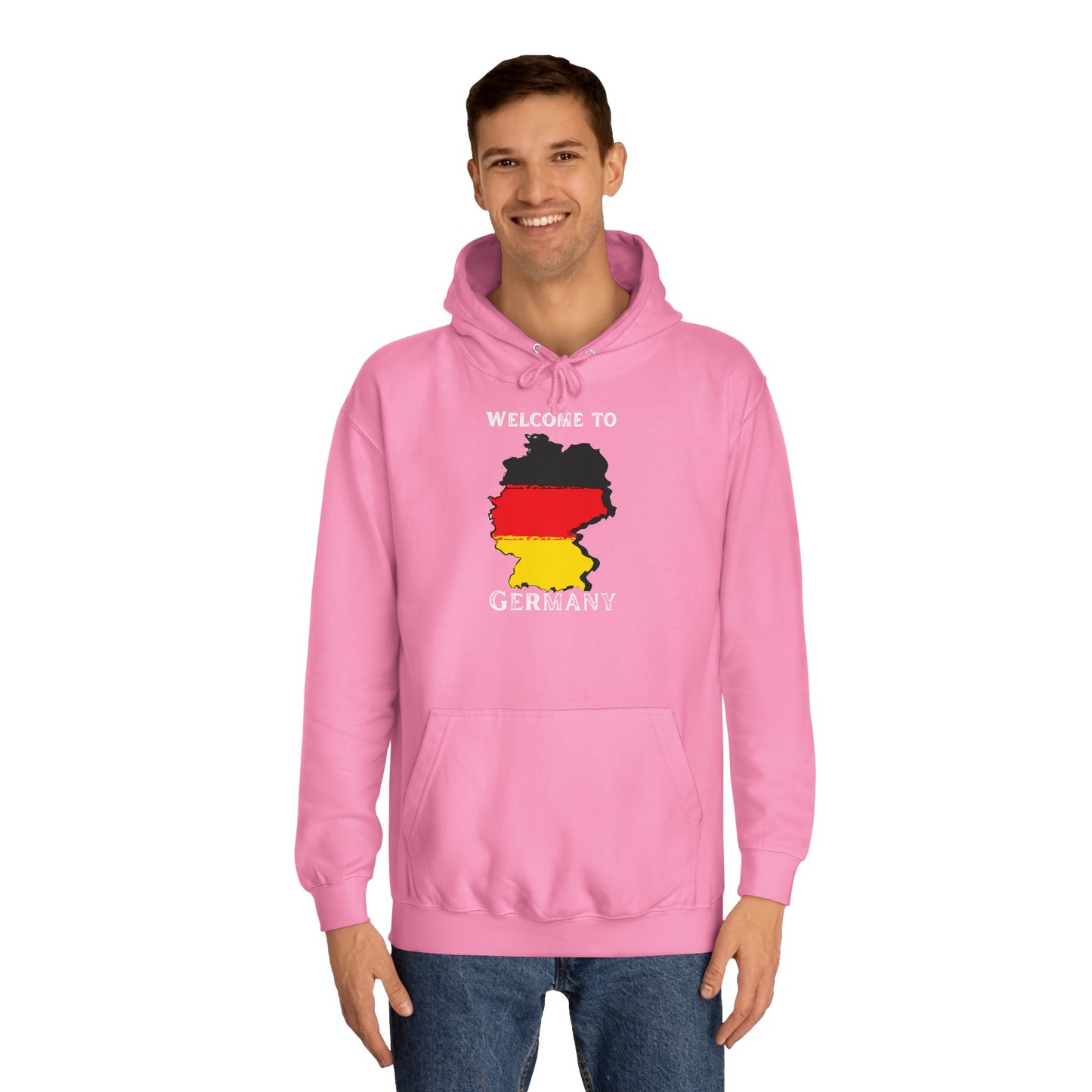 Welcome to Germany - Willkommen in Deutschland - Beidseitig bedruckt auf Unisex Hoodies
