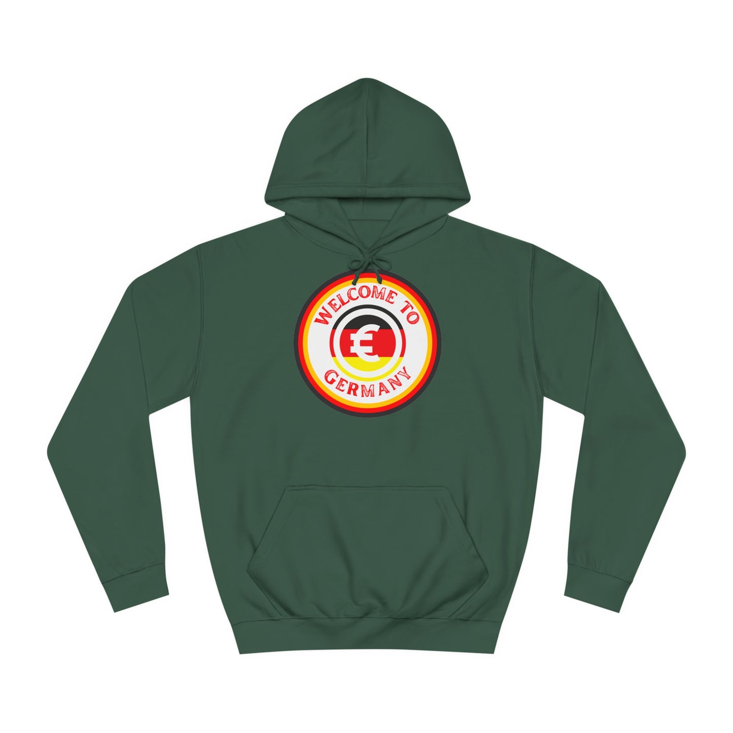 Willkommen in Deutschland, Welcome to Germany - auf hochwertige Unisex Hoodies tragen