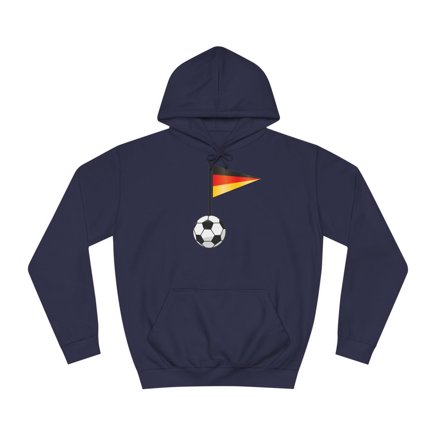 Einfach für Deutschland stehen - Immer witer - Hochwertige Unisex-Kapuzenpullover - Beidseitig