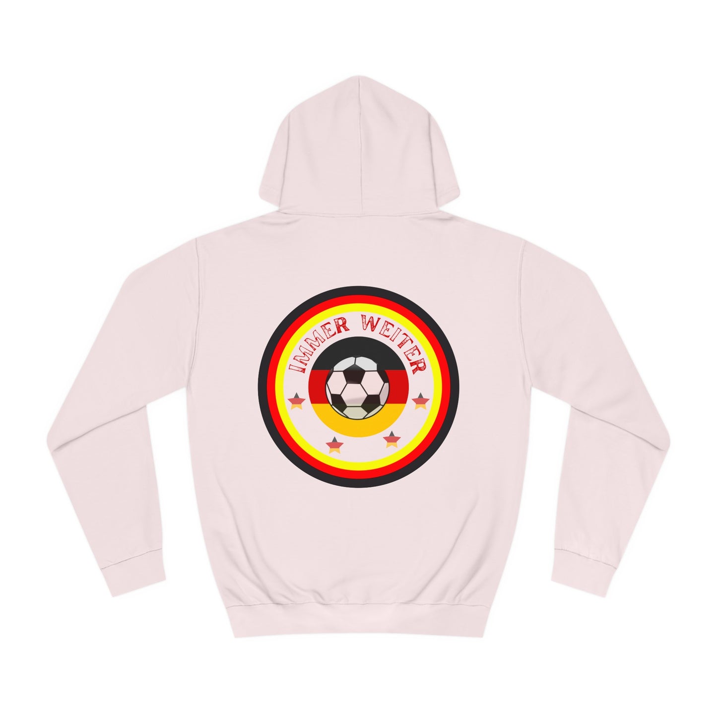 Einfach für Deutschland stehen - Immer witer - Hochwertige Unisex-Kapuzenpullover - Beidseitig