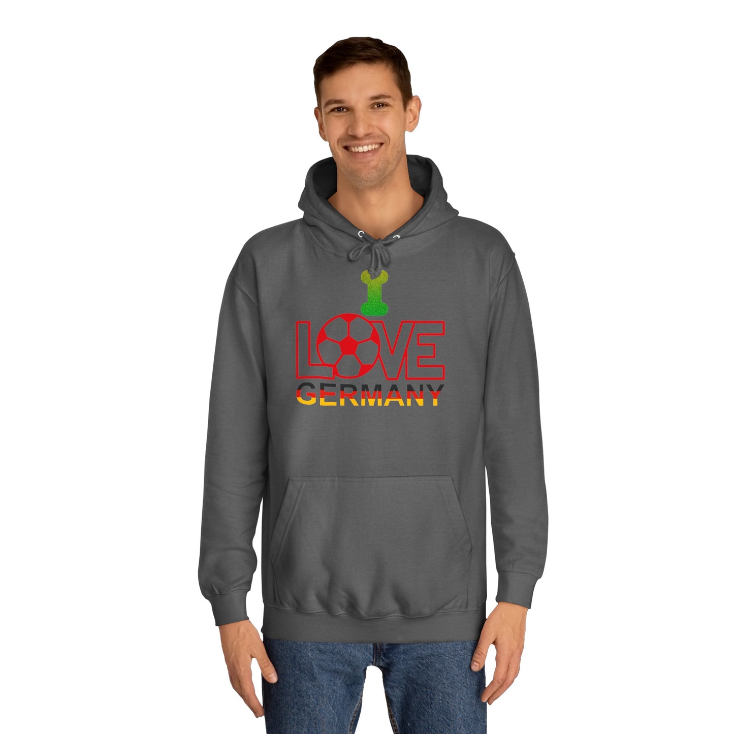 I Love Germany auf Unisex Hoodies