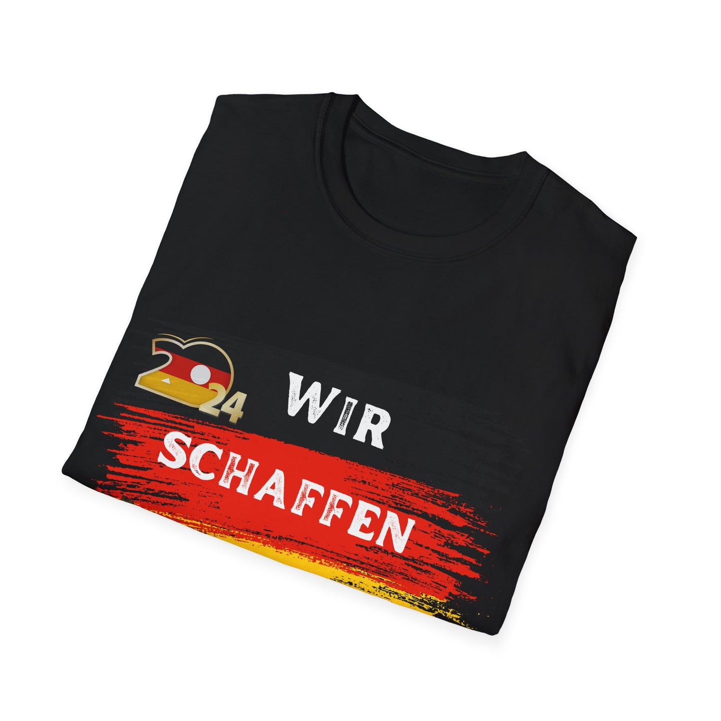 Fußballfan Unisex T-Shirt für alle fans, EM Deutschland 2024, Wir schaffen das!