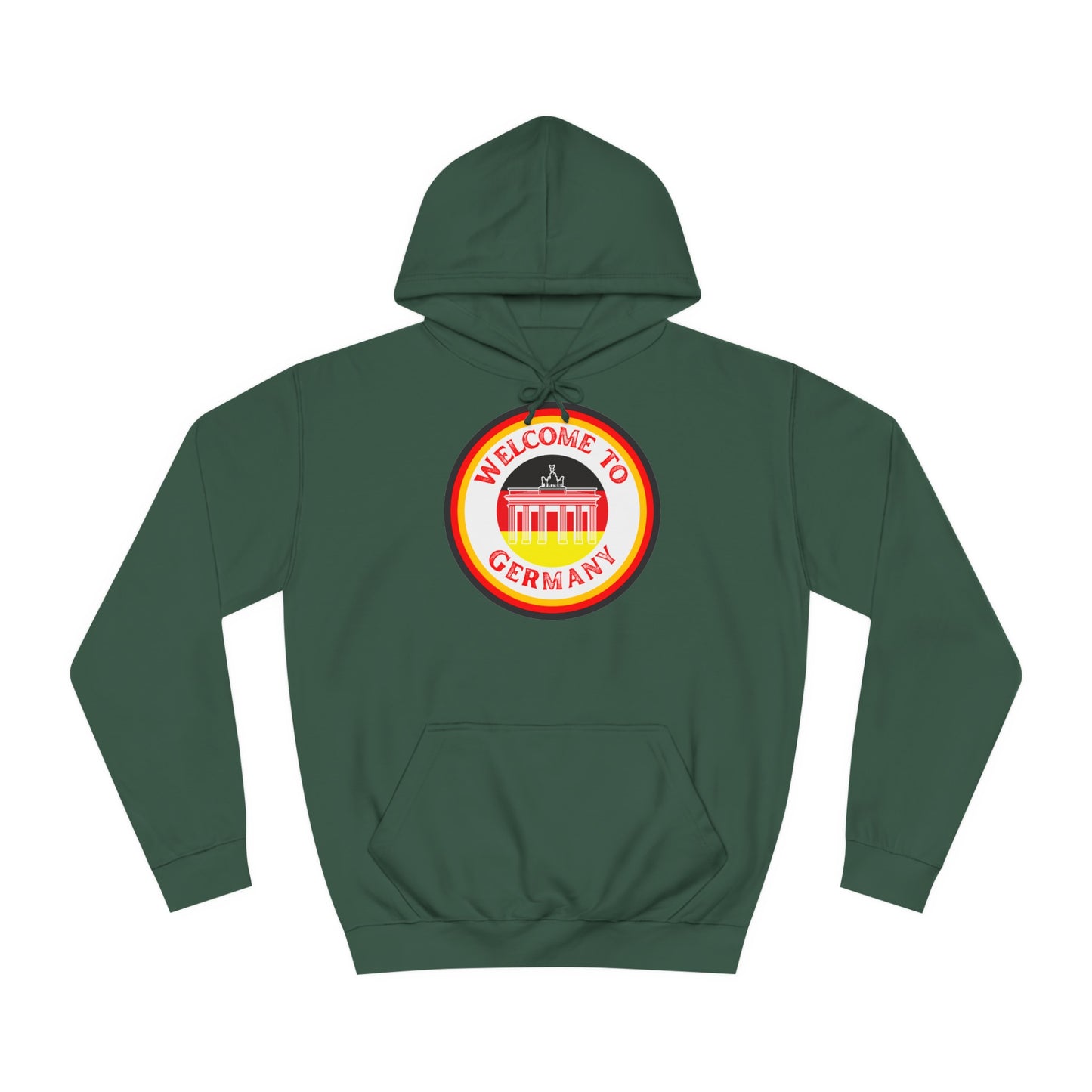 Willkommen in Deutschland - auf hochwertige Unisex Hoodies tragen - Beide Seiten gedruckt