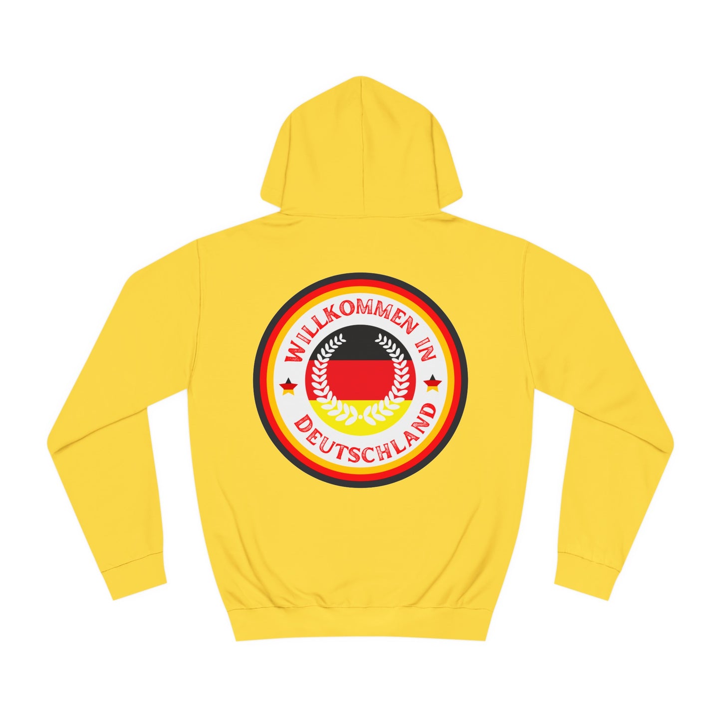 Welcome to Germany - Willkommen in Deutschland - Beidseitig bedruckt auf Unisex Hoodies