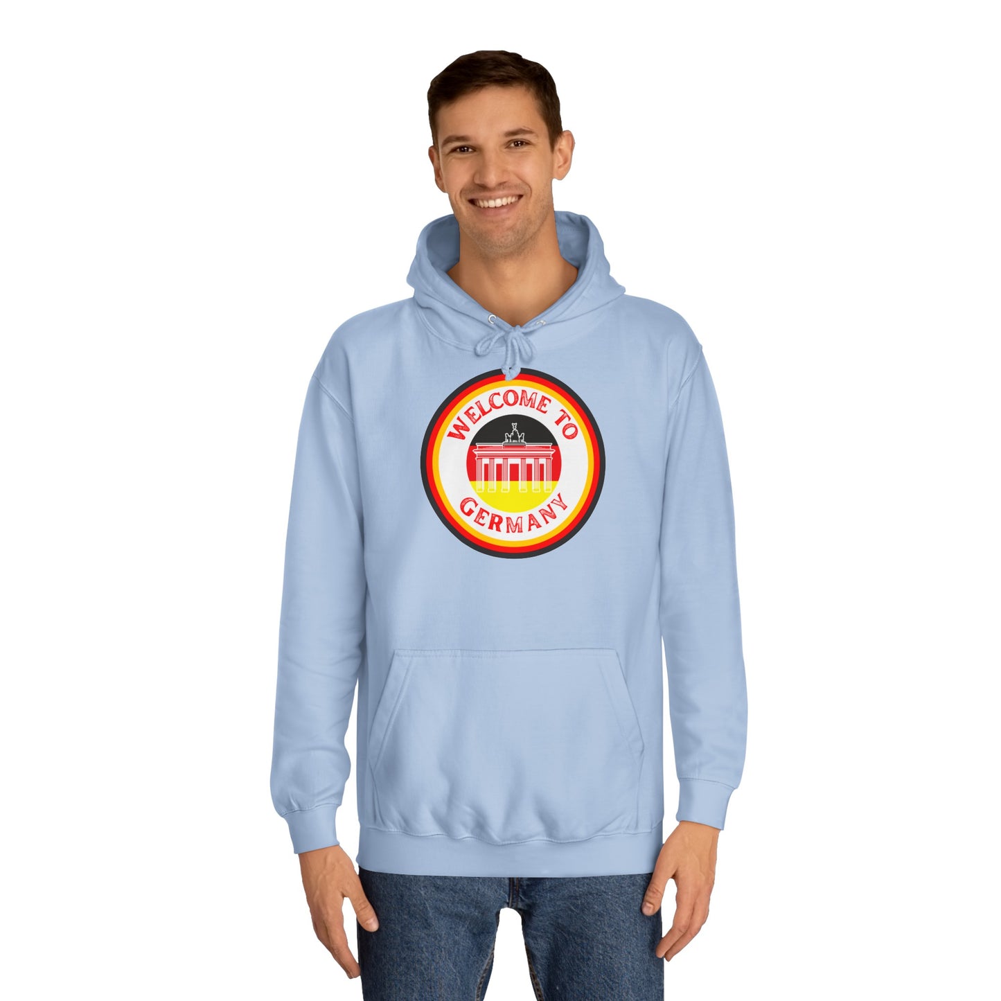 Willkommen in Deutschland - auf hochwertige Unisex Hoodies tragen - Beide Seiten gedruckt