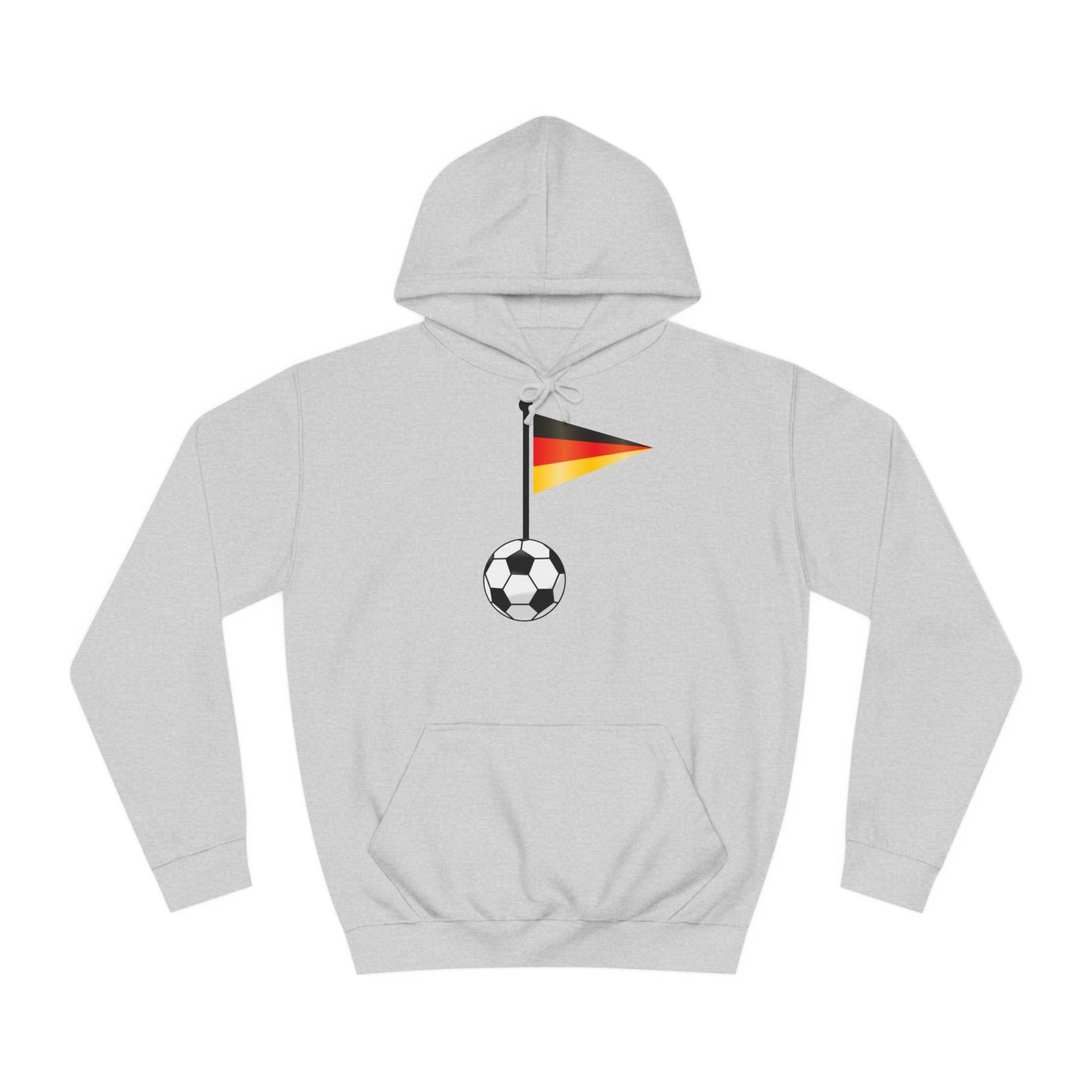 Einfach für Deutschland stehen - Immer witer - Hochwertige Unisex-Kapuzenpullover - Beidseitig