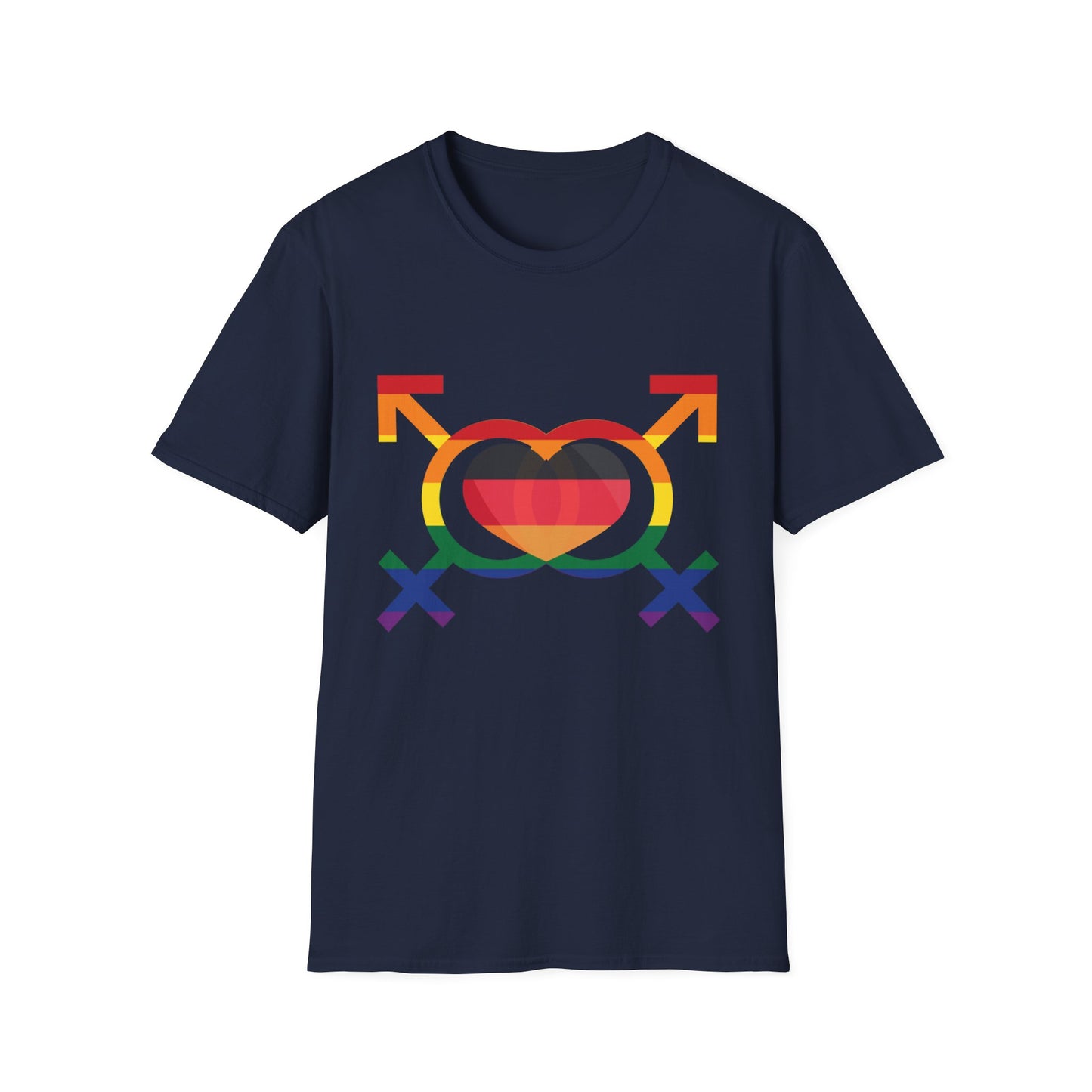 Regenbogenzauber, Einzigartige Unisex T-Shirt Designs für alle! Farbenfrohe Eleganz, Mit lebendigen Rainbow-Motiven, All genders