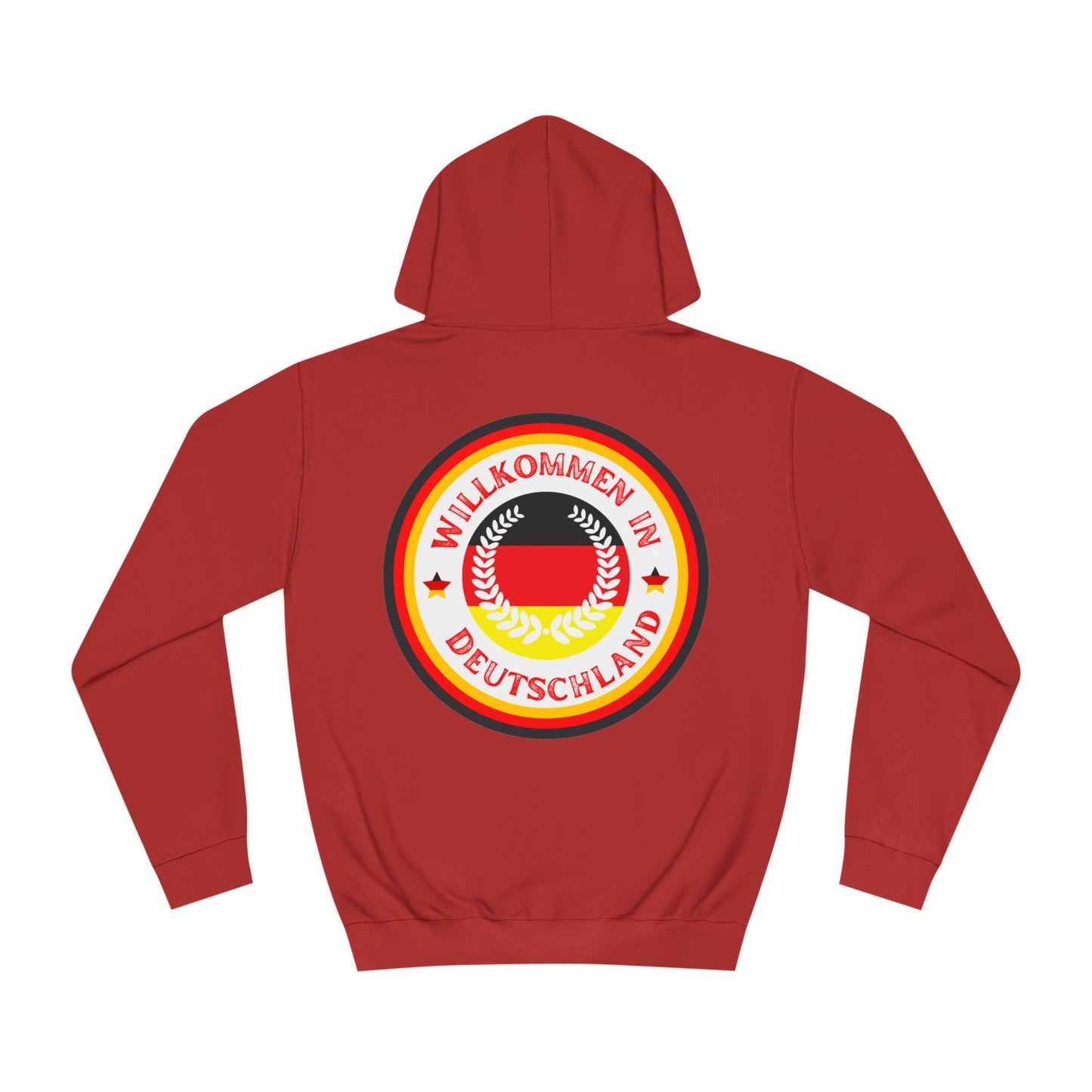 Welcome to Germany - Willkommen in Deutschland - Beidseitig bedruckt auf Unisex Hoodies