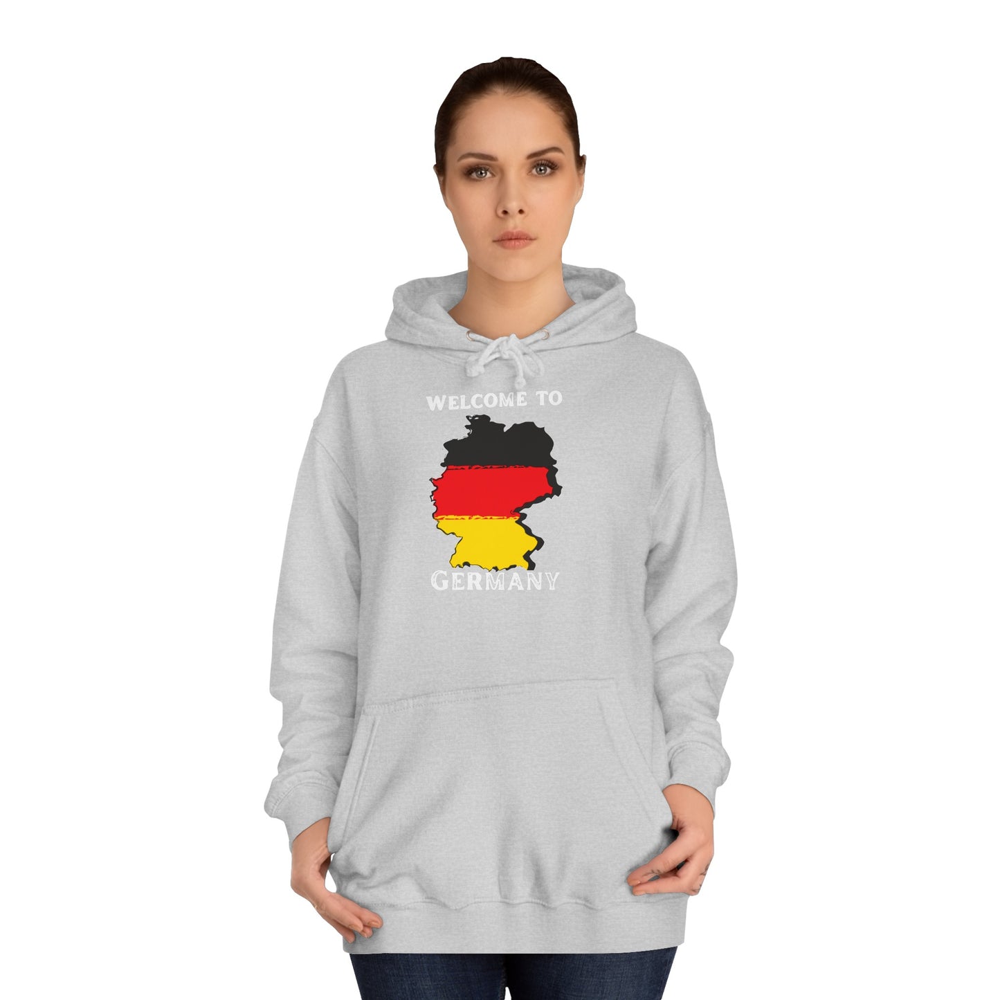 Welcome to Germany - Willkommen in Deutschland - Beidseitig bedruckt auf Unisex Hoodies