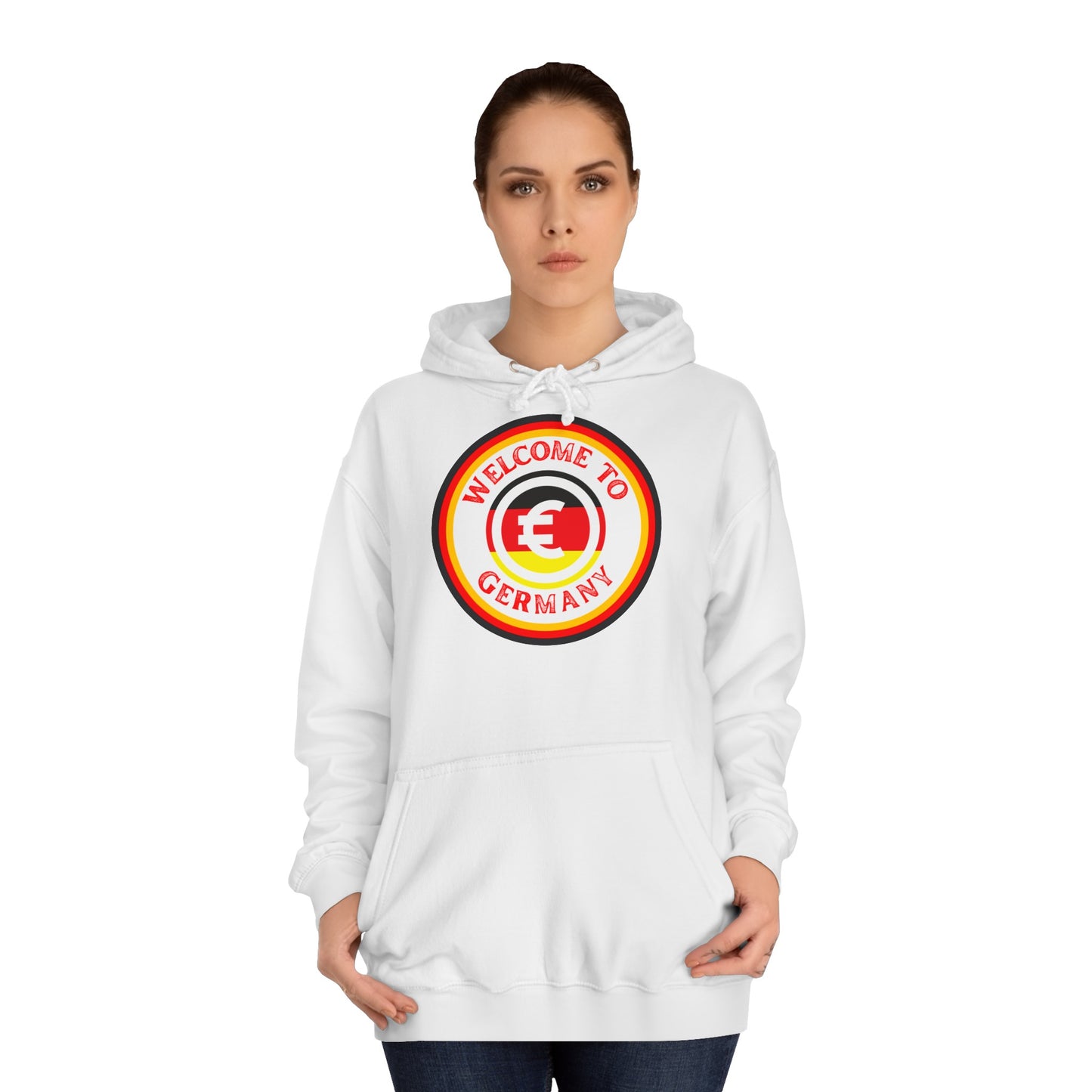 Willkommen in Deutschland, Welcome to Germany - auf hochwertige Unisex Hoodies tragen