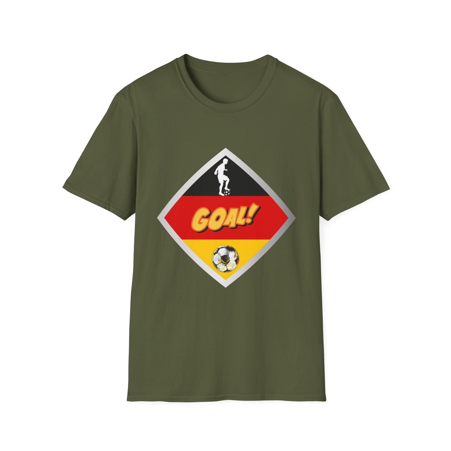 Siege für Deutschland, Tore ohne Ende - Fußballfan Unisex T-Shirts, German Soccer Team trophy